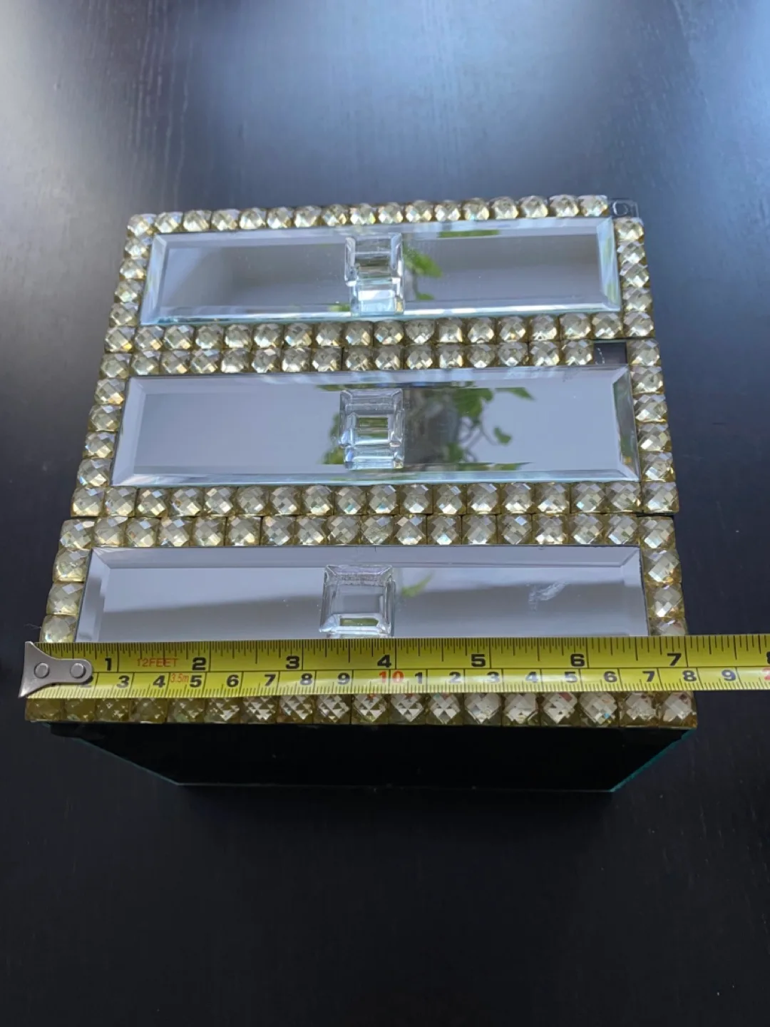 Mirrored Jewellery Box with 3 Drawers image indicator(9)