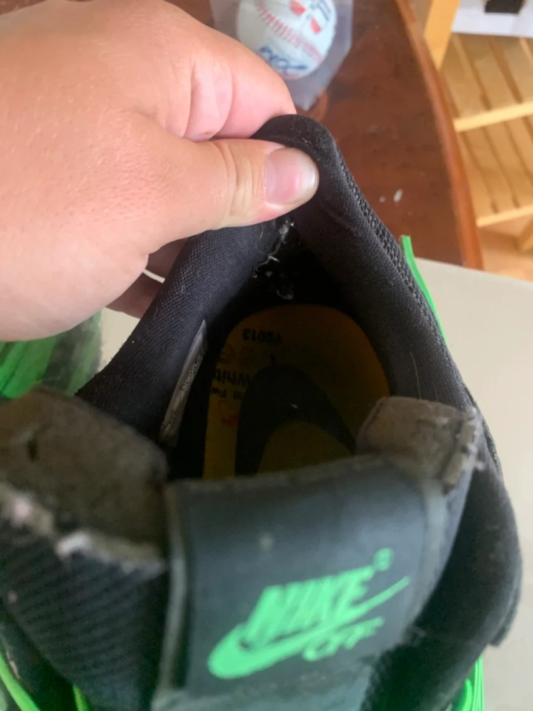 Nike x Off-White Green Rubber Dunks thumbnail