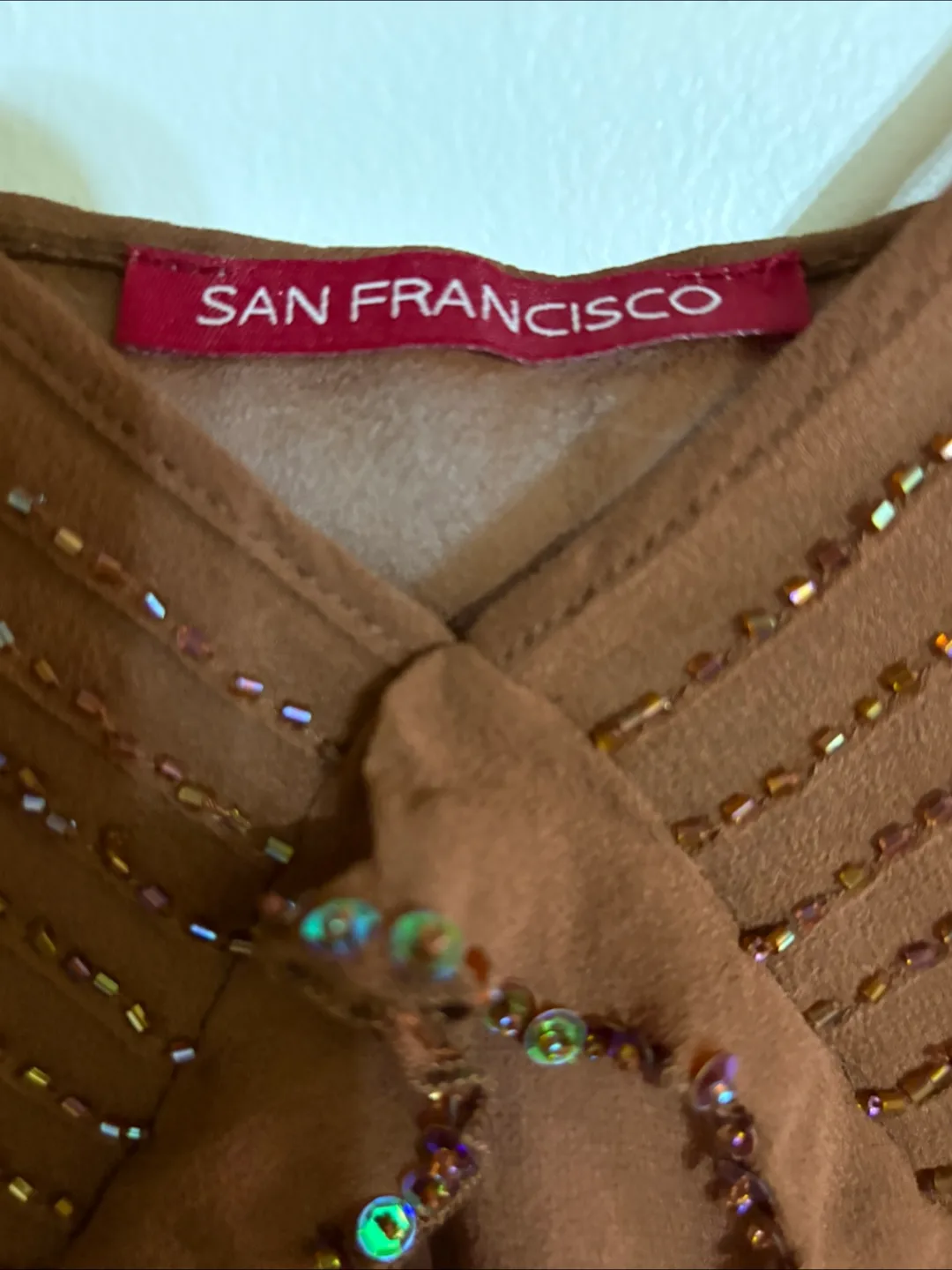 San Francisco Brown Cami Top -  M image indicator(3)