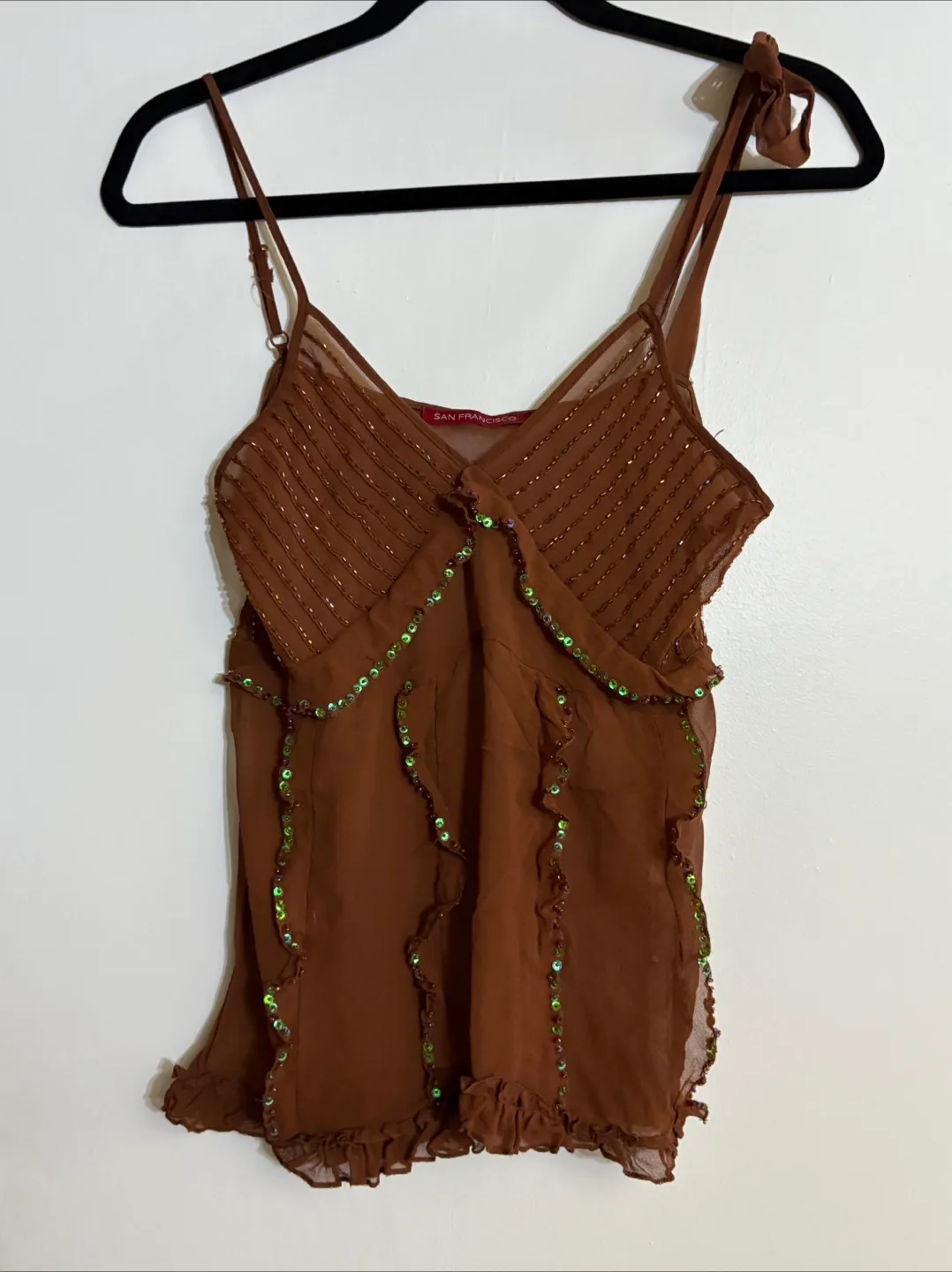 San Francisco Brown Cami Top -  M