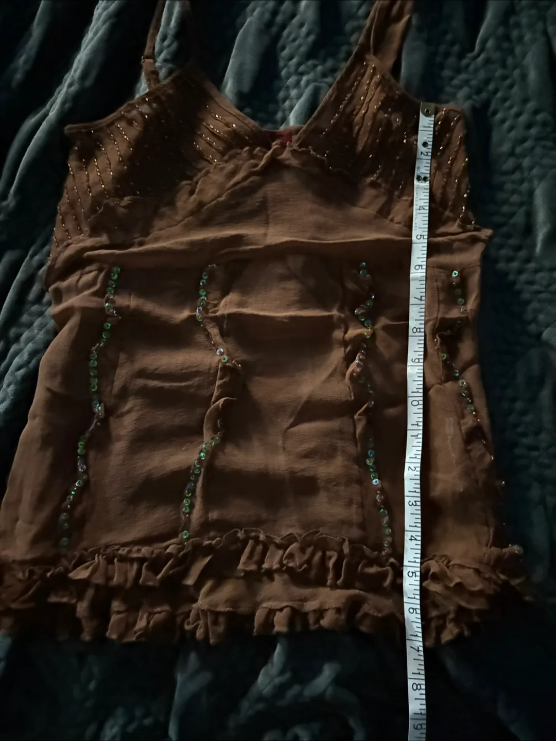 San Francisco Brown Cami Top -  M image indicator(7)