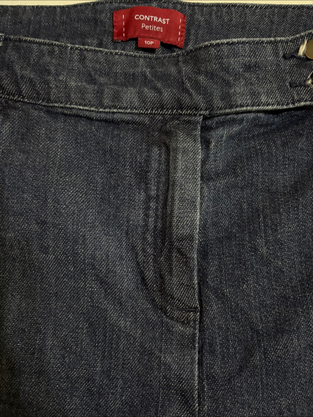 Contrast Petites Denim Skirt - 10P - photo 2