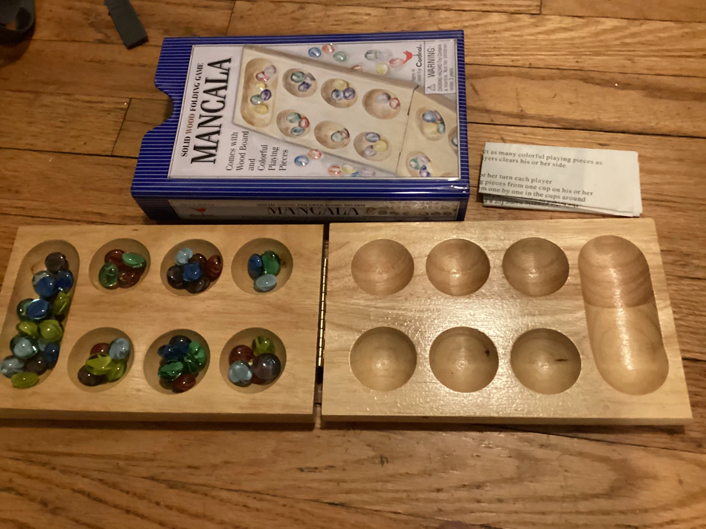 Cardinal Solid Wood Folding Mancala Game