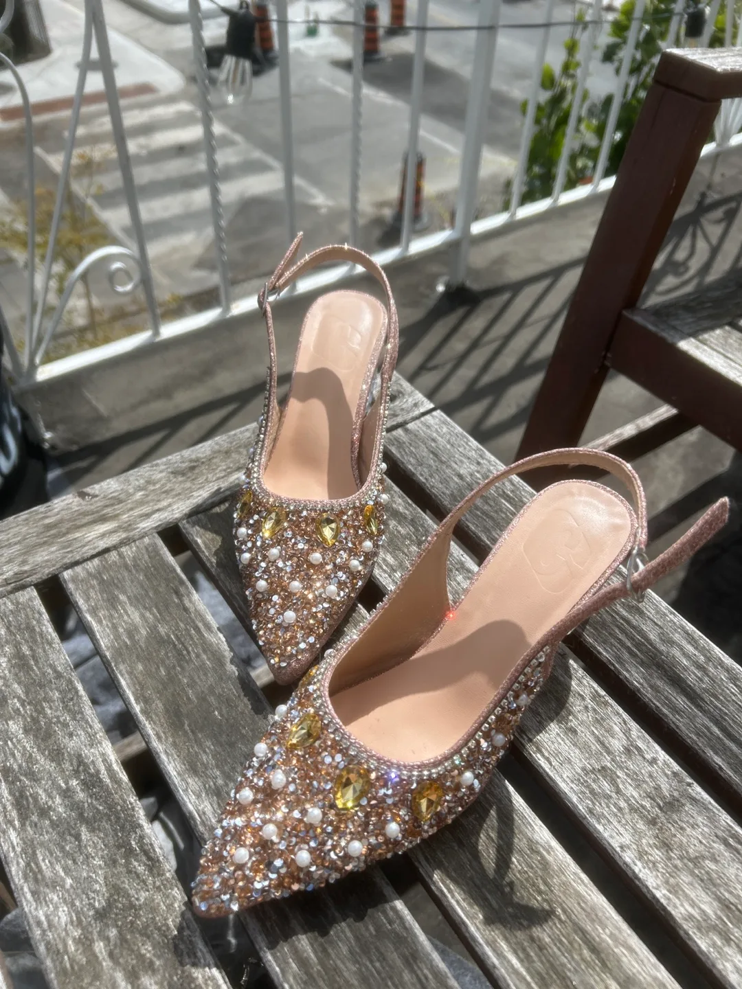 Rhinestone Heels - Size 38 (7) image indicator(3)