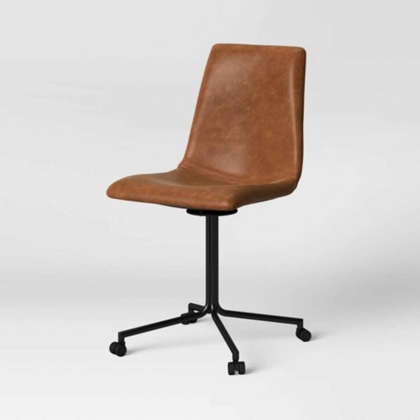 Threshold Faux Leather Tan Office Chair