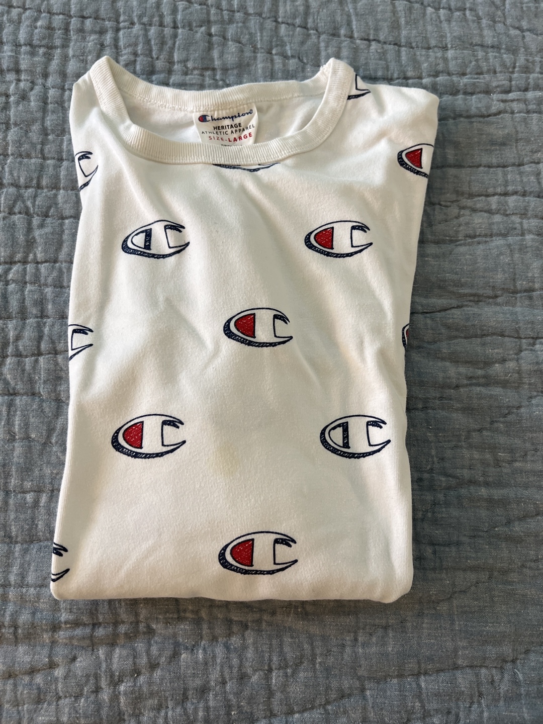 Champion Heritage T-Shirt, White, Size Large - photo 2