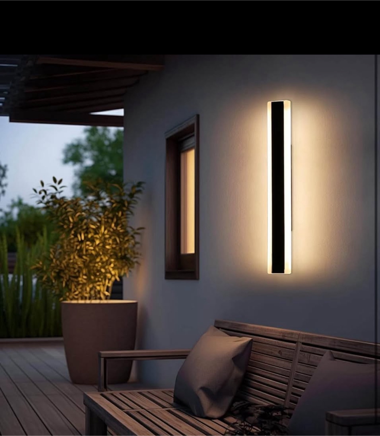 Modern Outdoor Wall Light (2 count) - photo 3