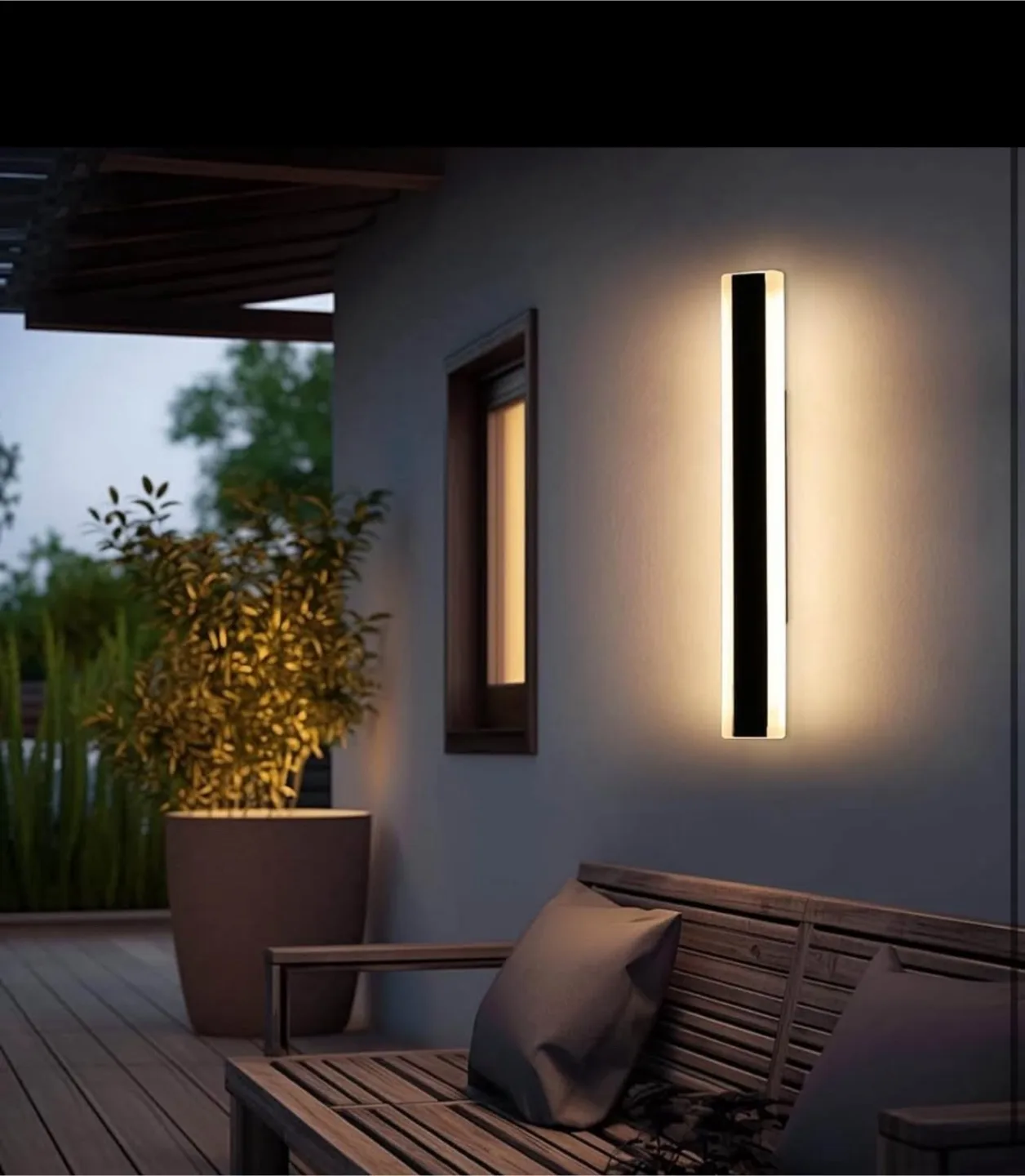 Modern Outdoor Wall Light (2 count) image indicator(3)