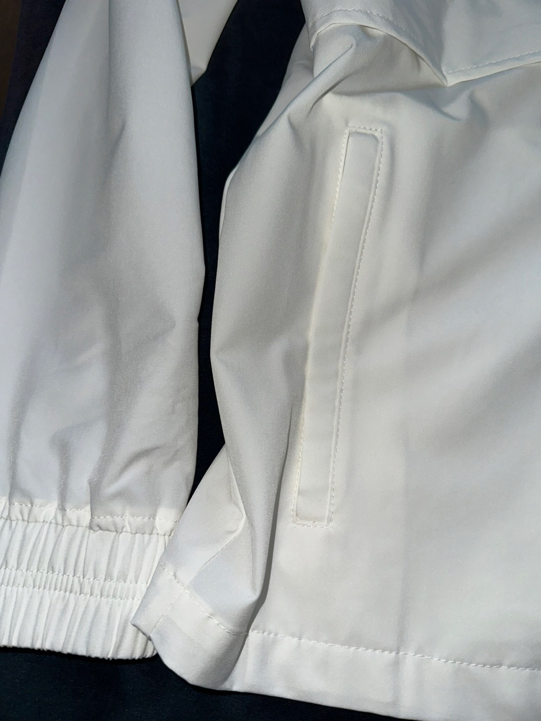 Hollister White Windbreaker - Size S - photo 5