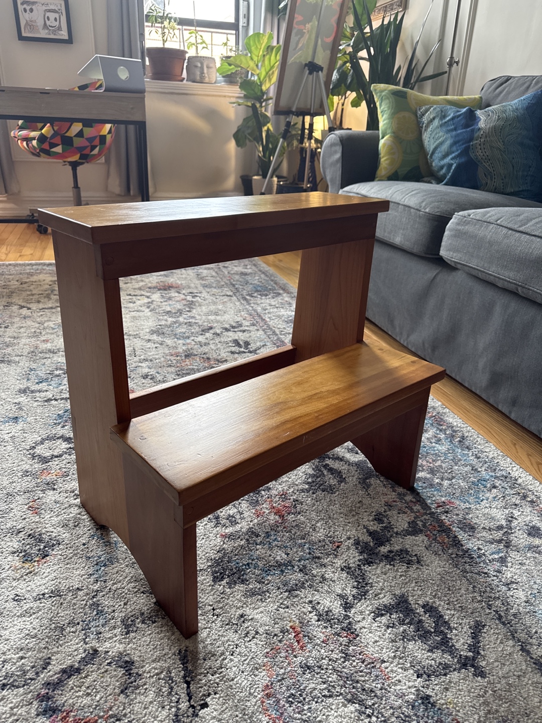 Handmade Wooden Step Stool