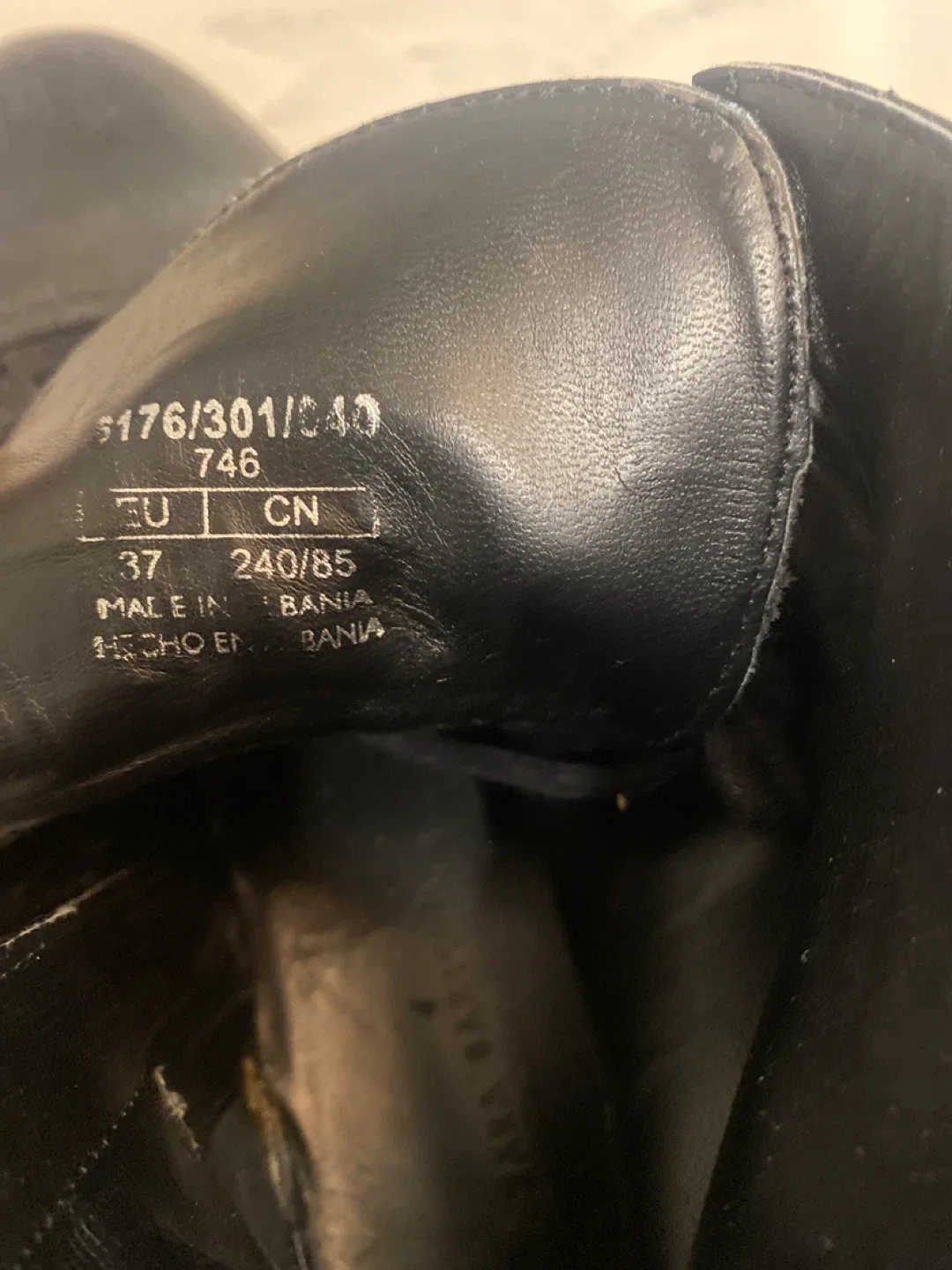 MOVING!!! Zara Basic Black Studded Boots - Size 37 image indicator(4)