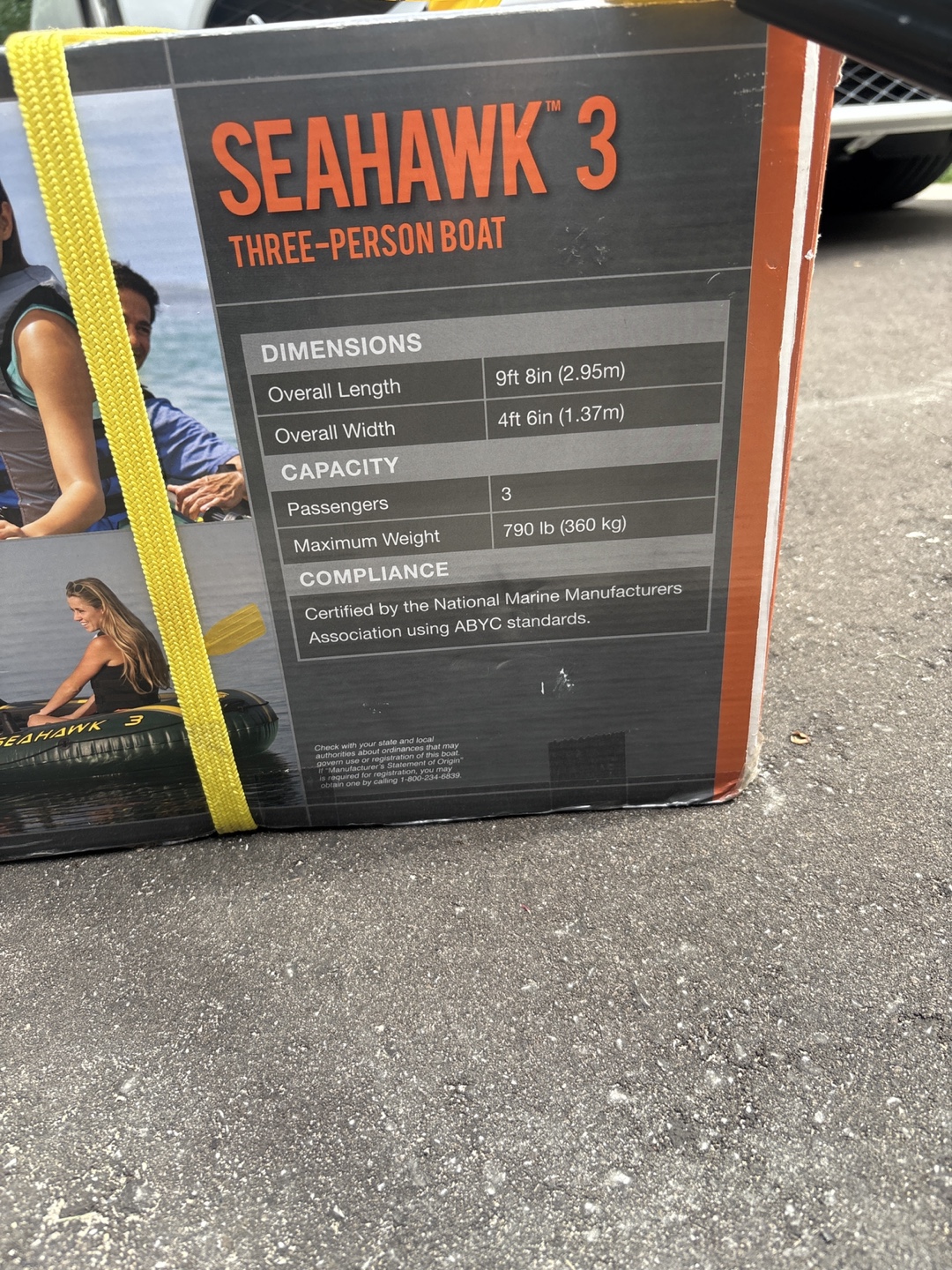 Intex Seahawk 3 Three-Person Boat Set - photo 3