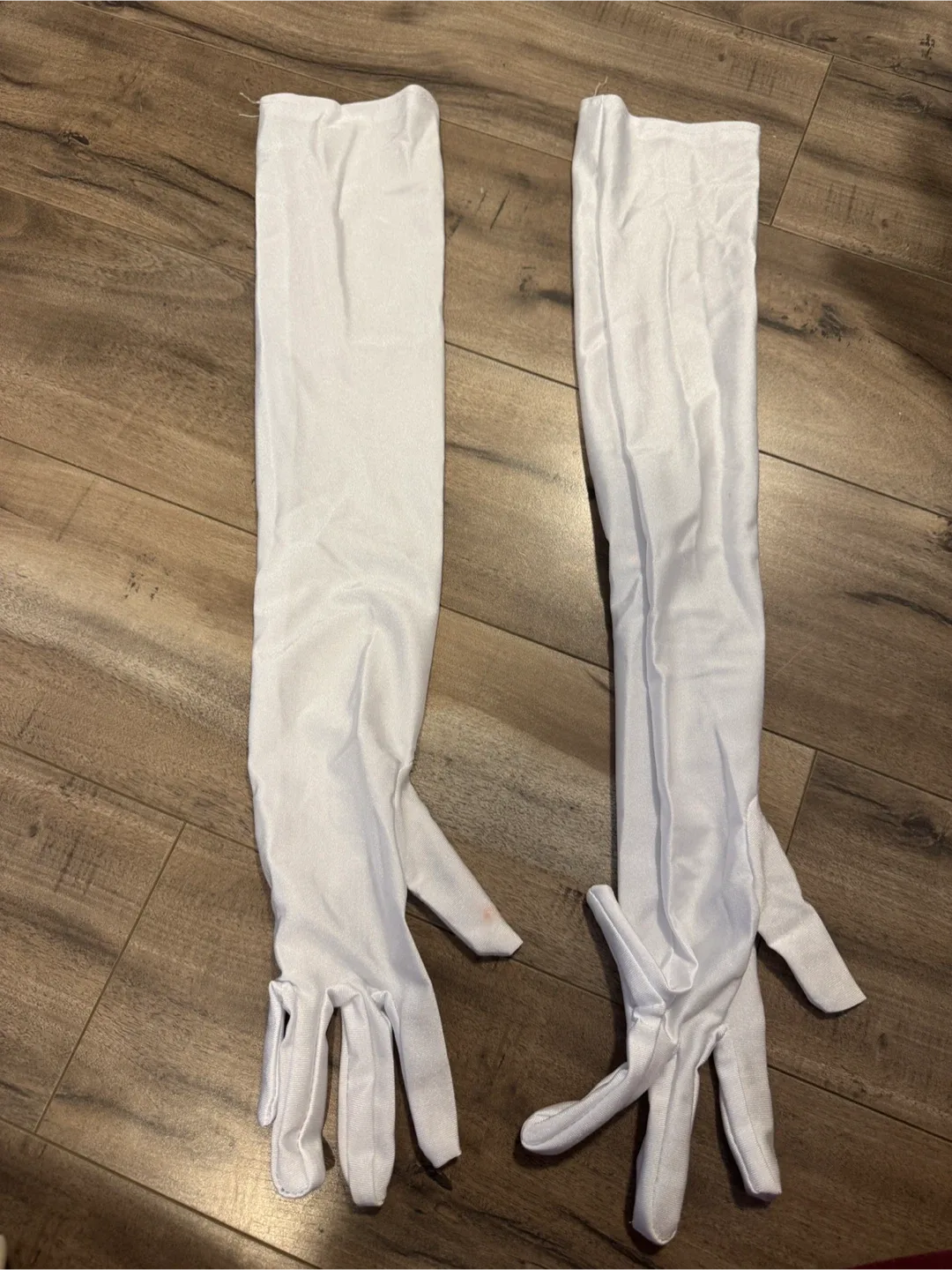 White Long Gloves (Size S) thumbnail