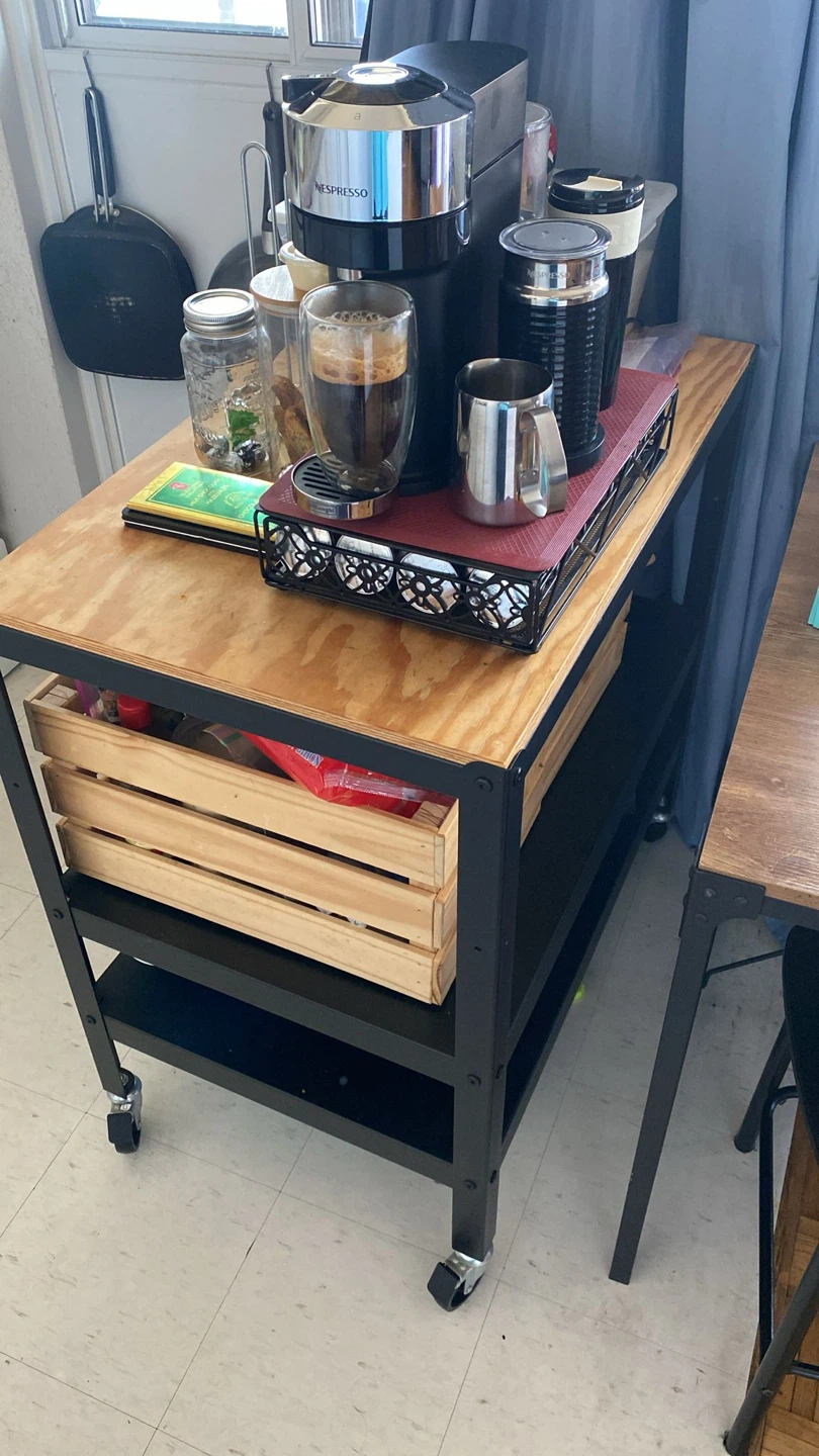 Kitchen pantry organizer with two crates