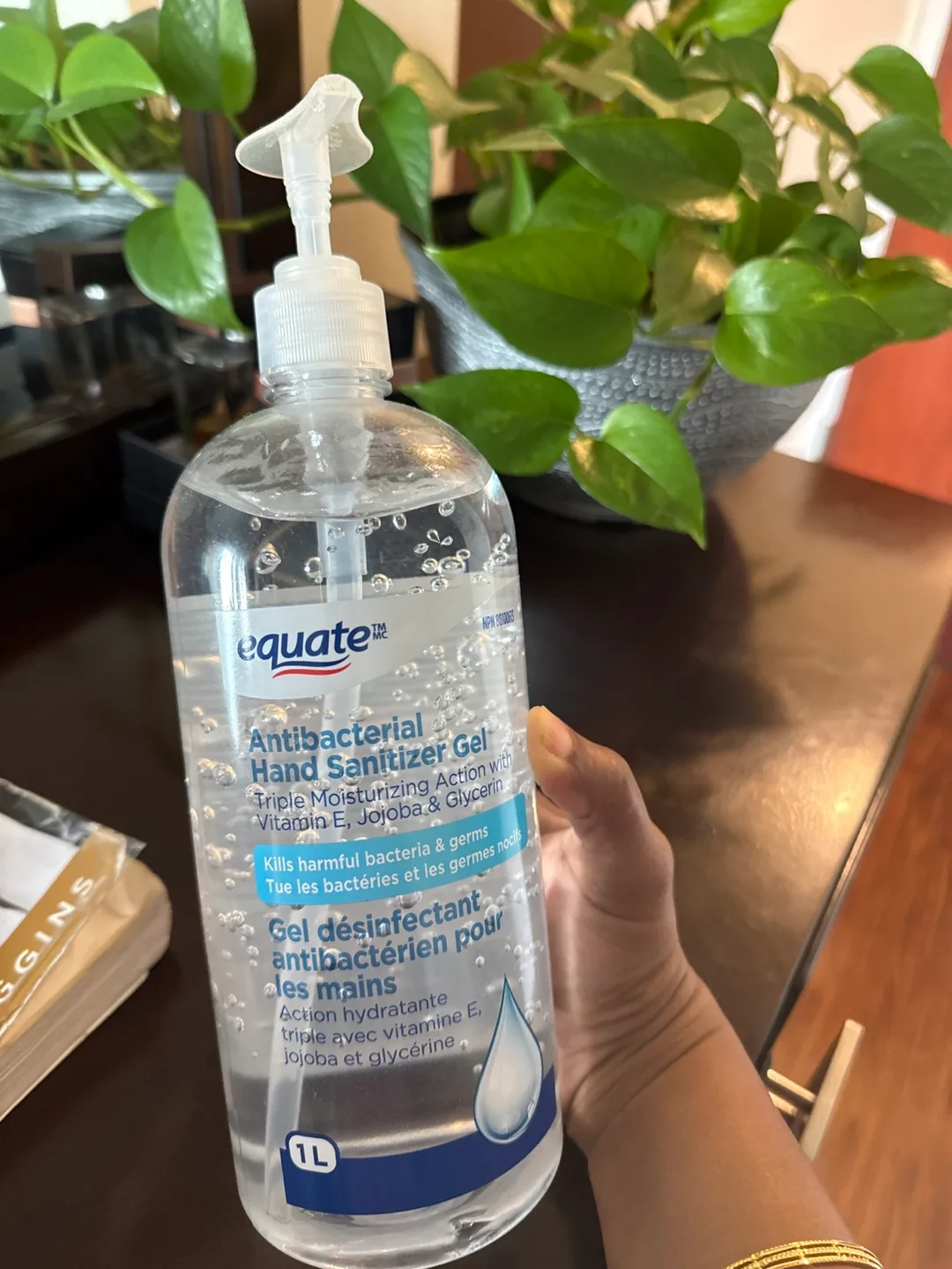 Equate Antibacterial Hand Sanitizer Gel - 1L thumbnail