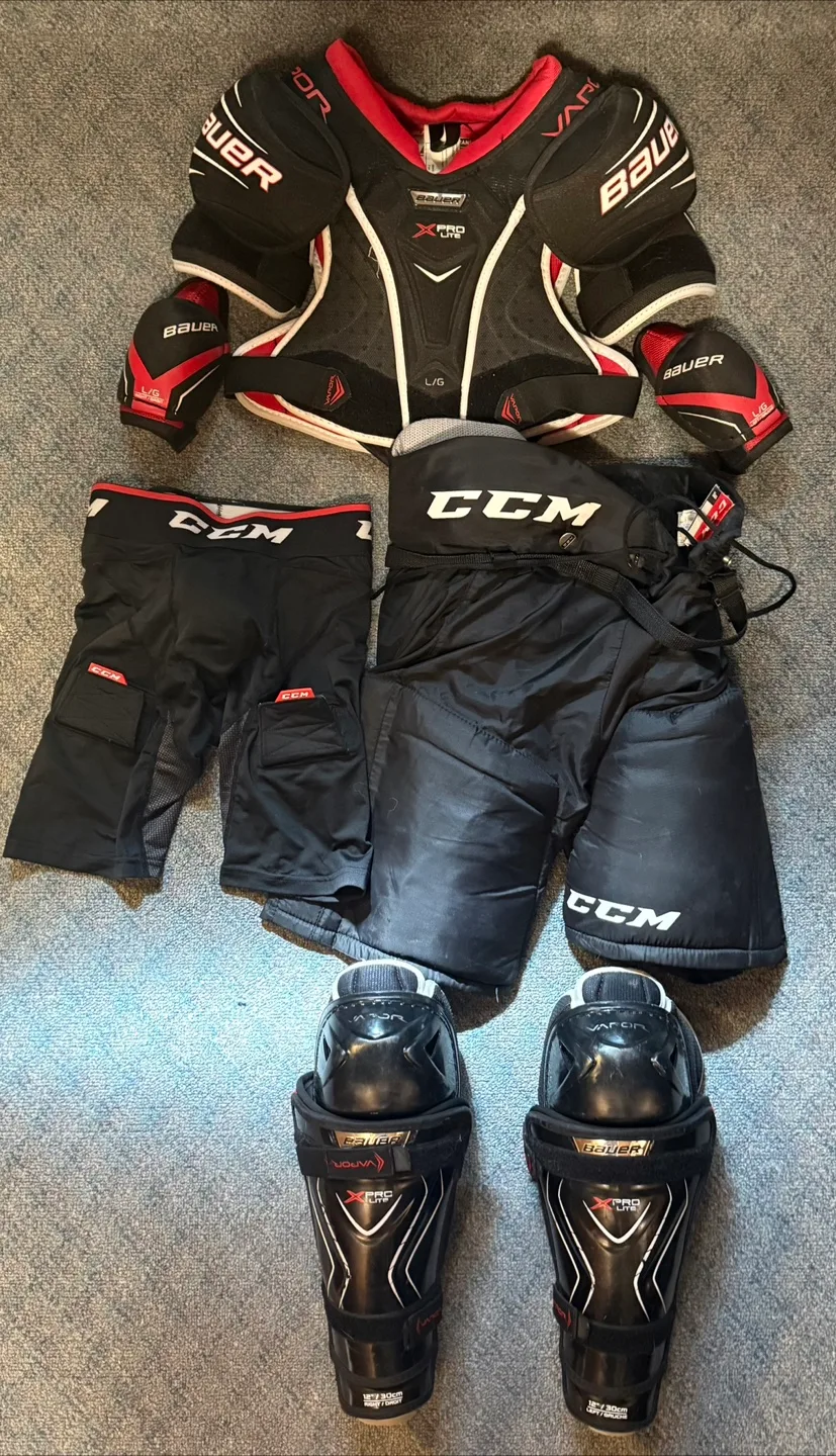Bauer Vapor X Pro & CCM Hockey Gear Set