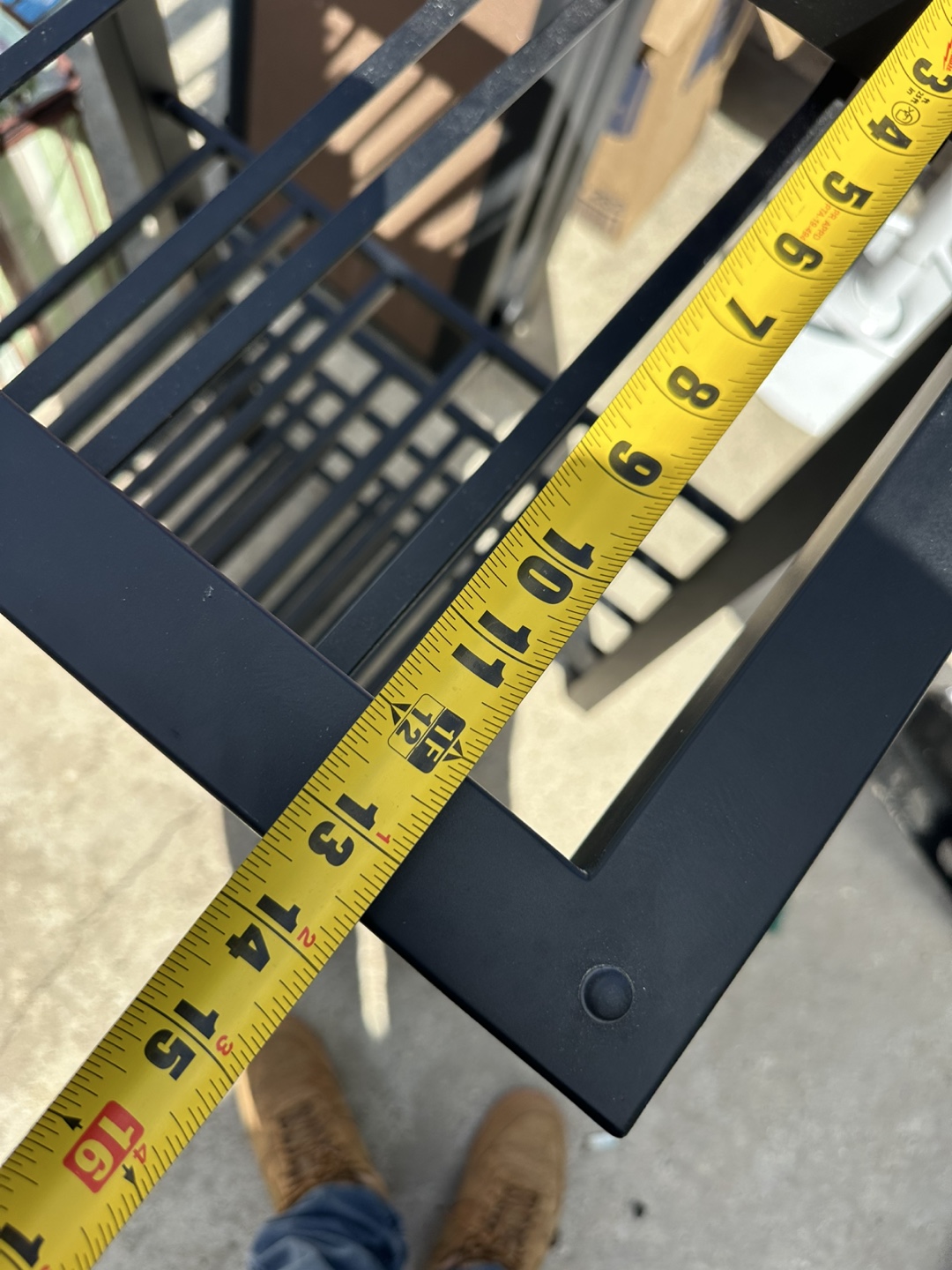 Black Metal Wine Rack - photo 5