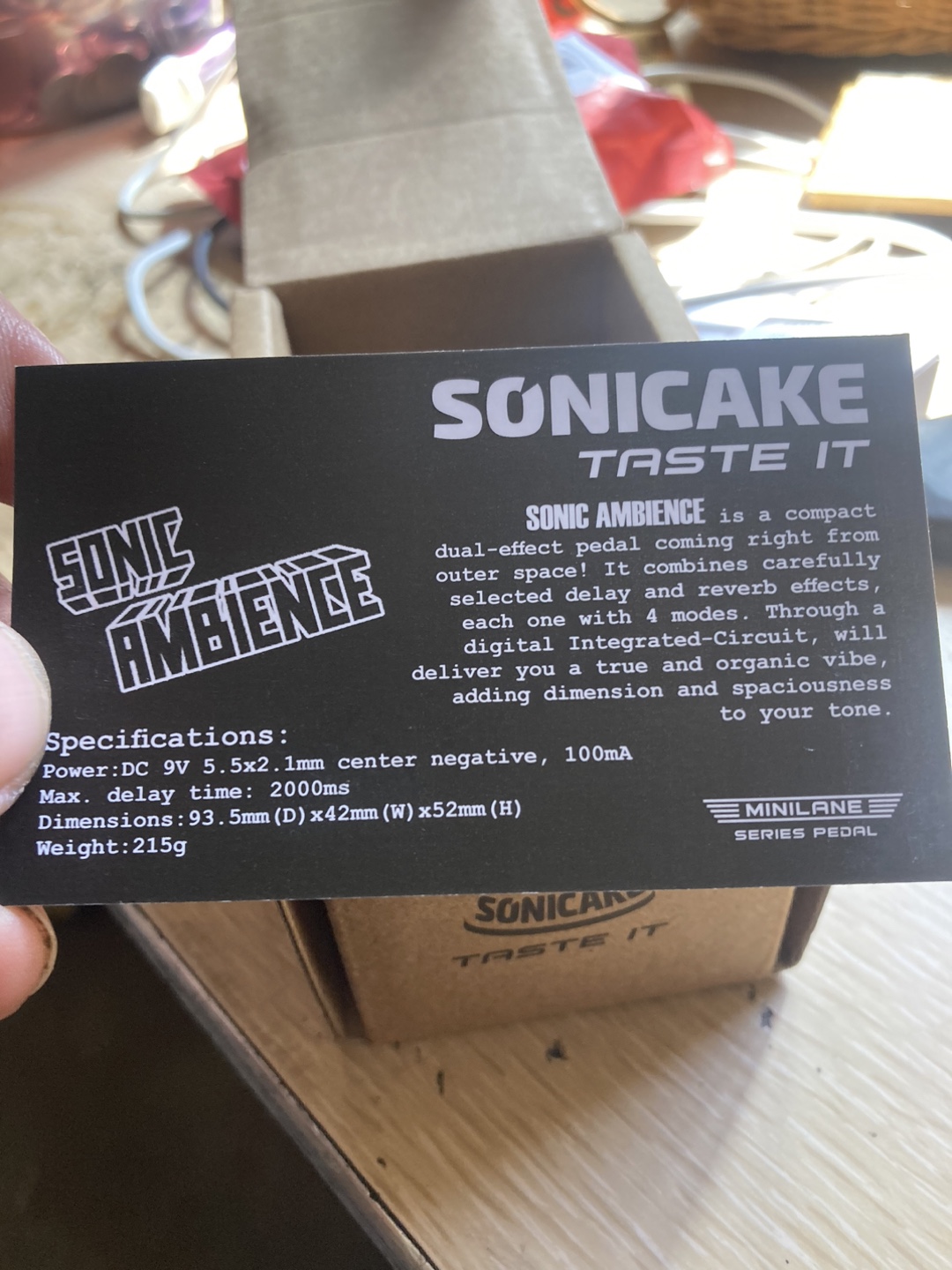Sonicake Sonic Ambience Guitar Effect Pedal - photo 3