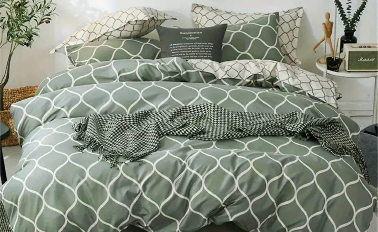 (Various designs) Queen size duvet cover sets thumbnail