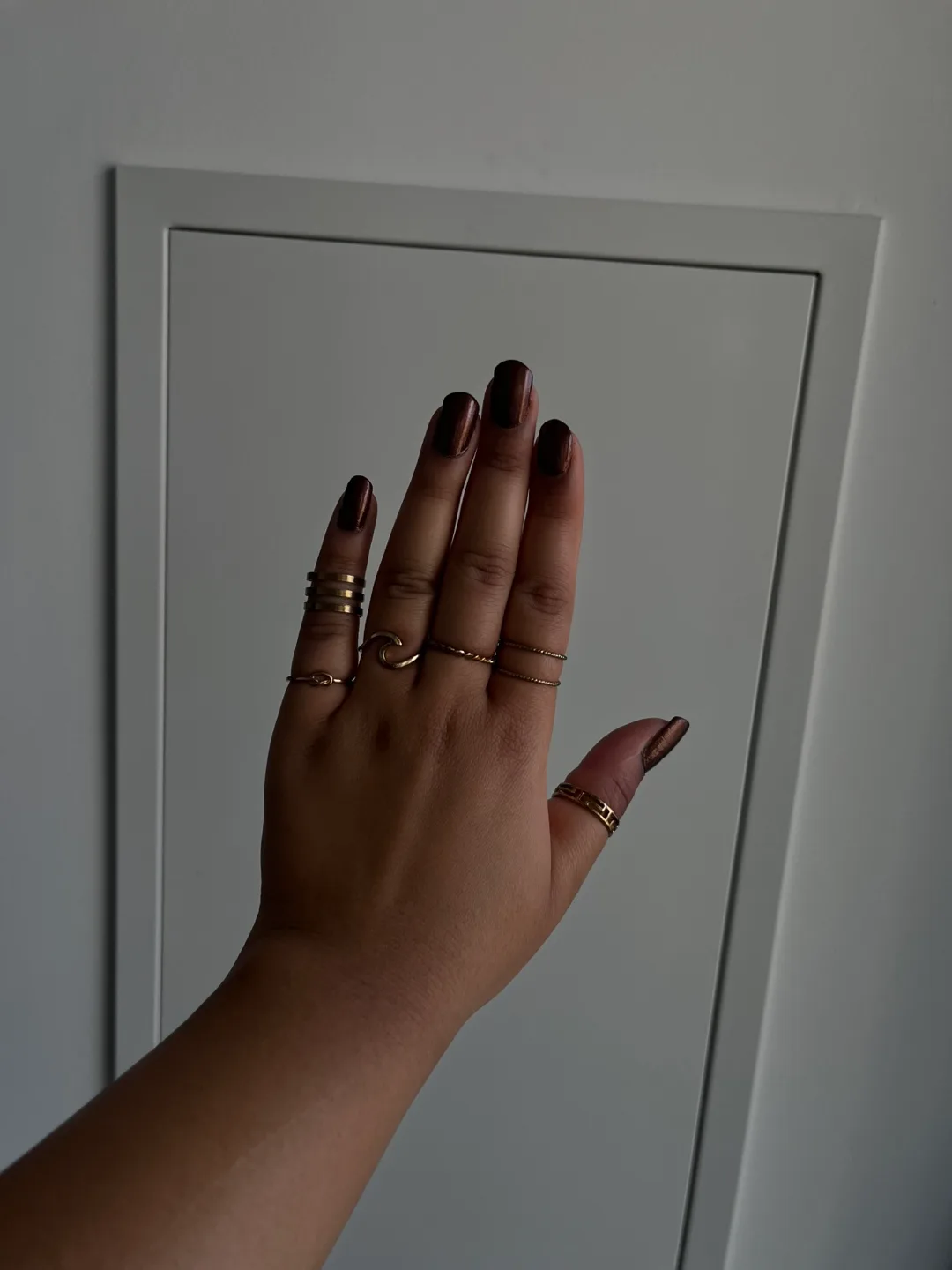 Assorted Gold Color Rings and Hoop Earrings thumbnail