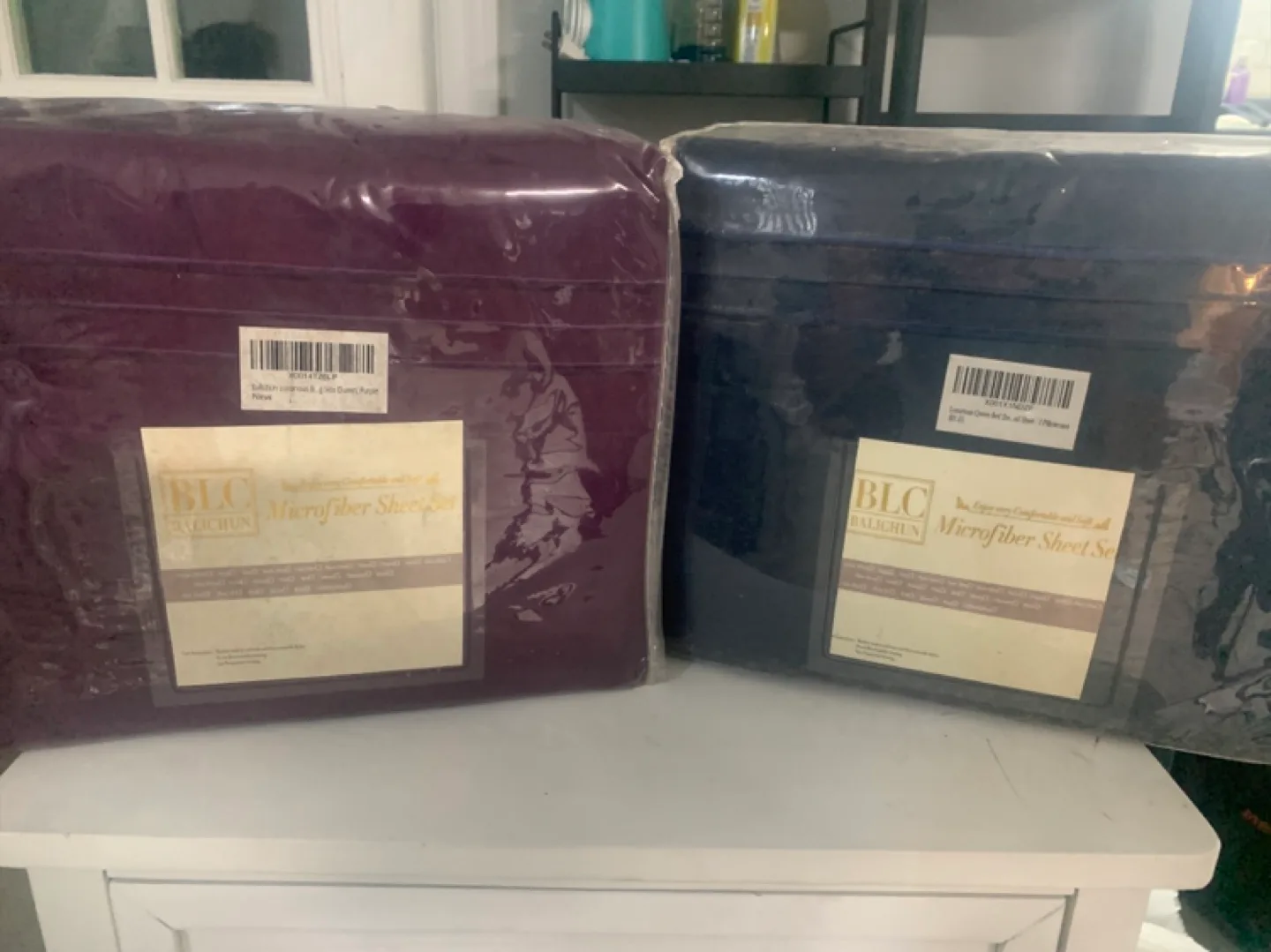 TWO SETS of Balichun Microfiber Queen Sheet Sets thumbnail