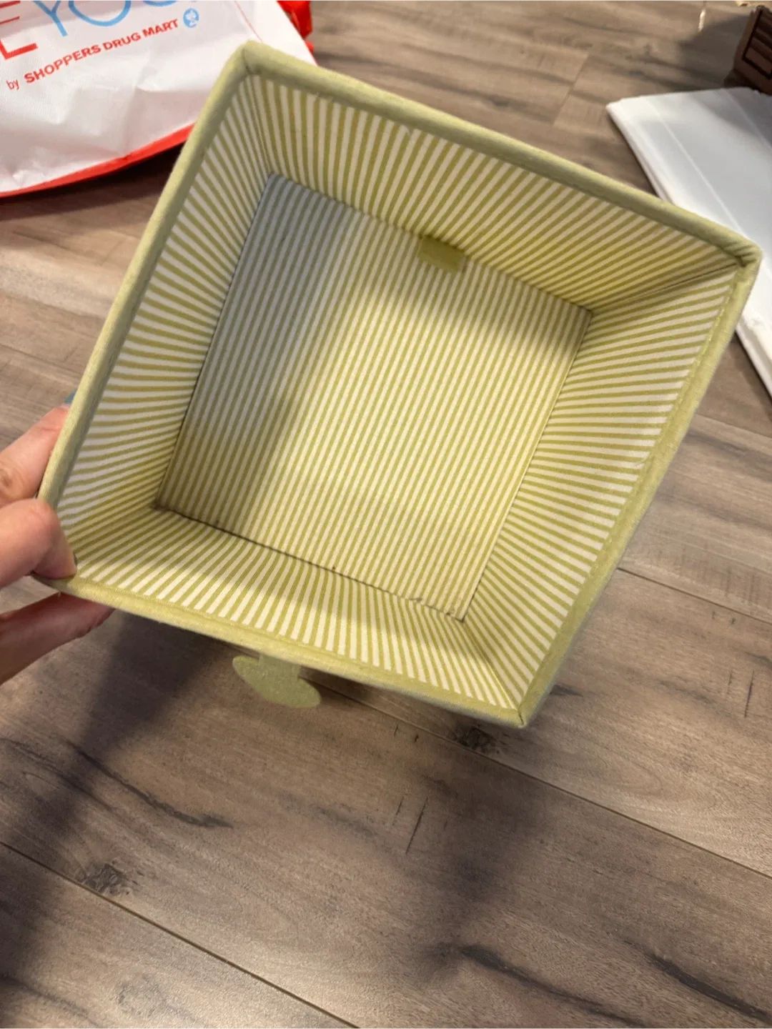 Yellow Fabric Storage Box image indicator(3)