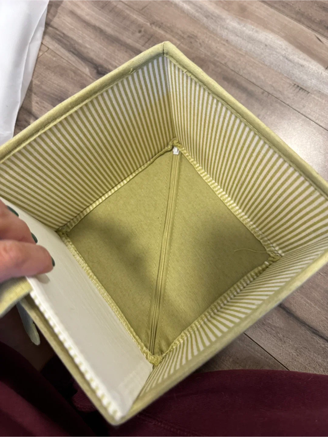 Yellow Fabric Storage Box thumbnail