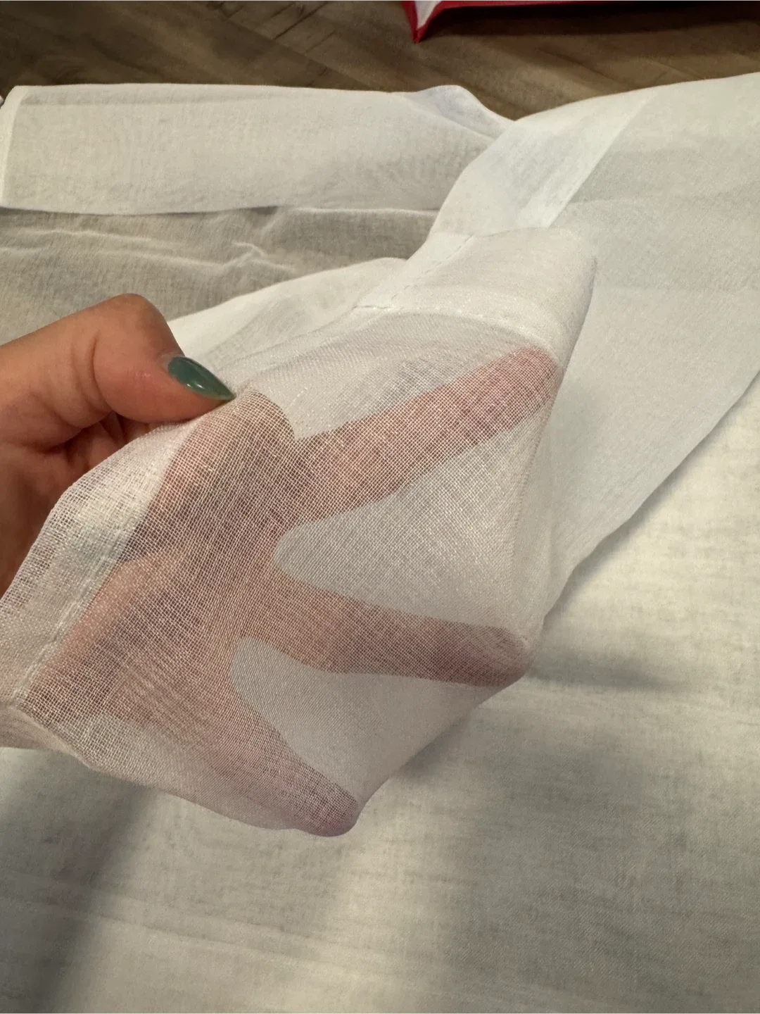 MRTREES Sheer Curtain Panel 137x160cm image indicator(2)