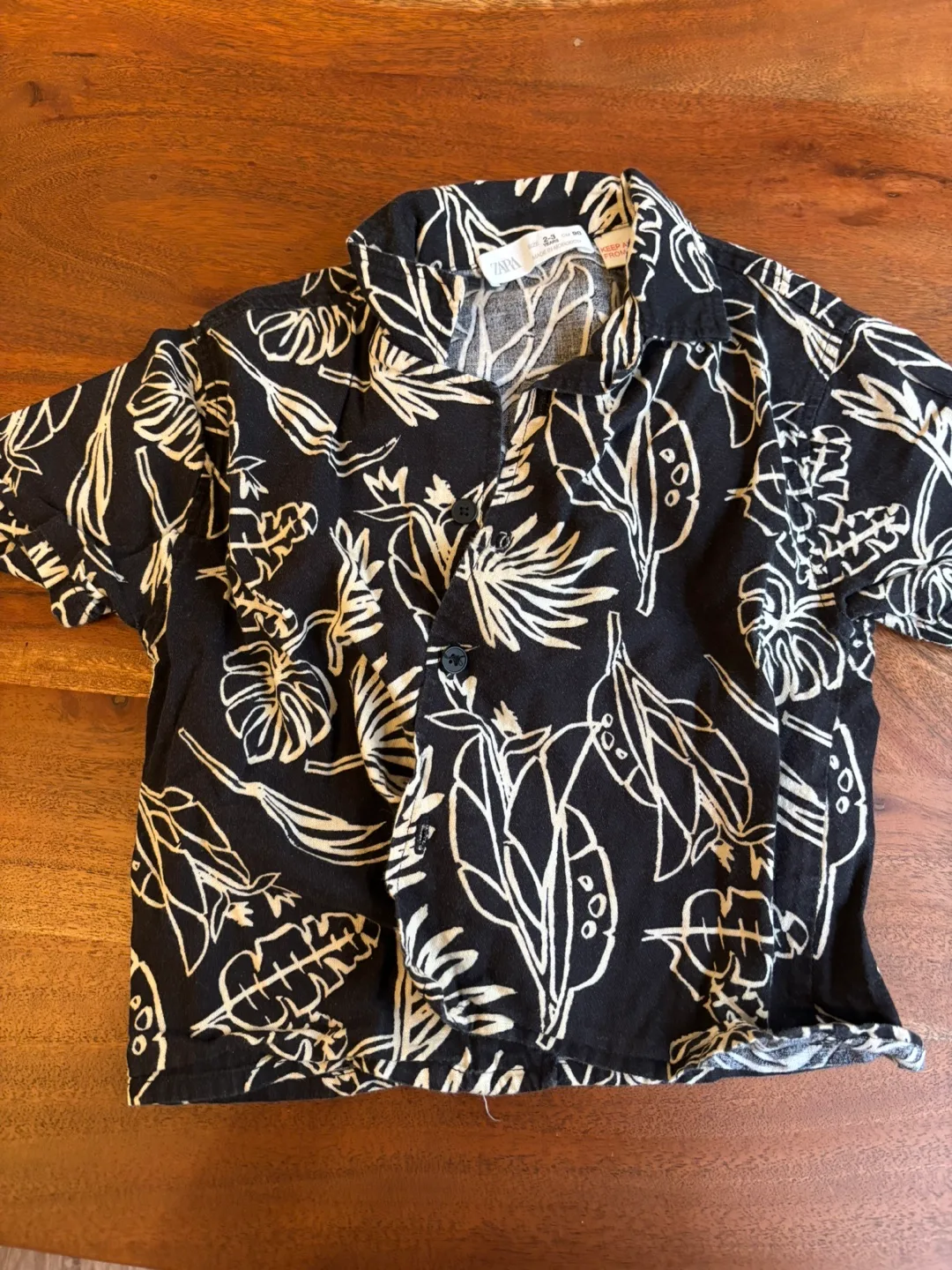 Zara Kids Button-Up Shirt - Size 2-3 Years thumbnail