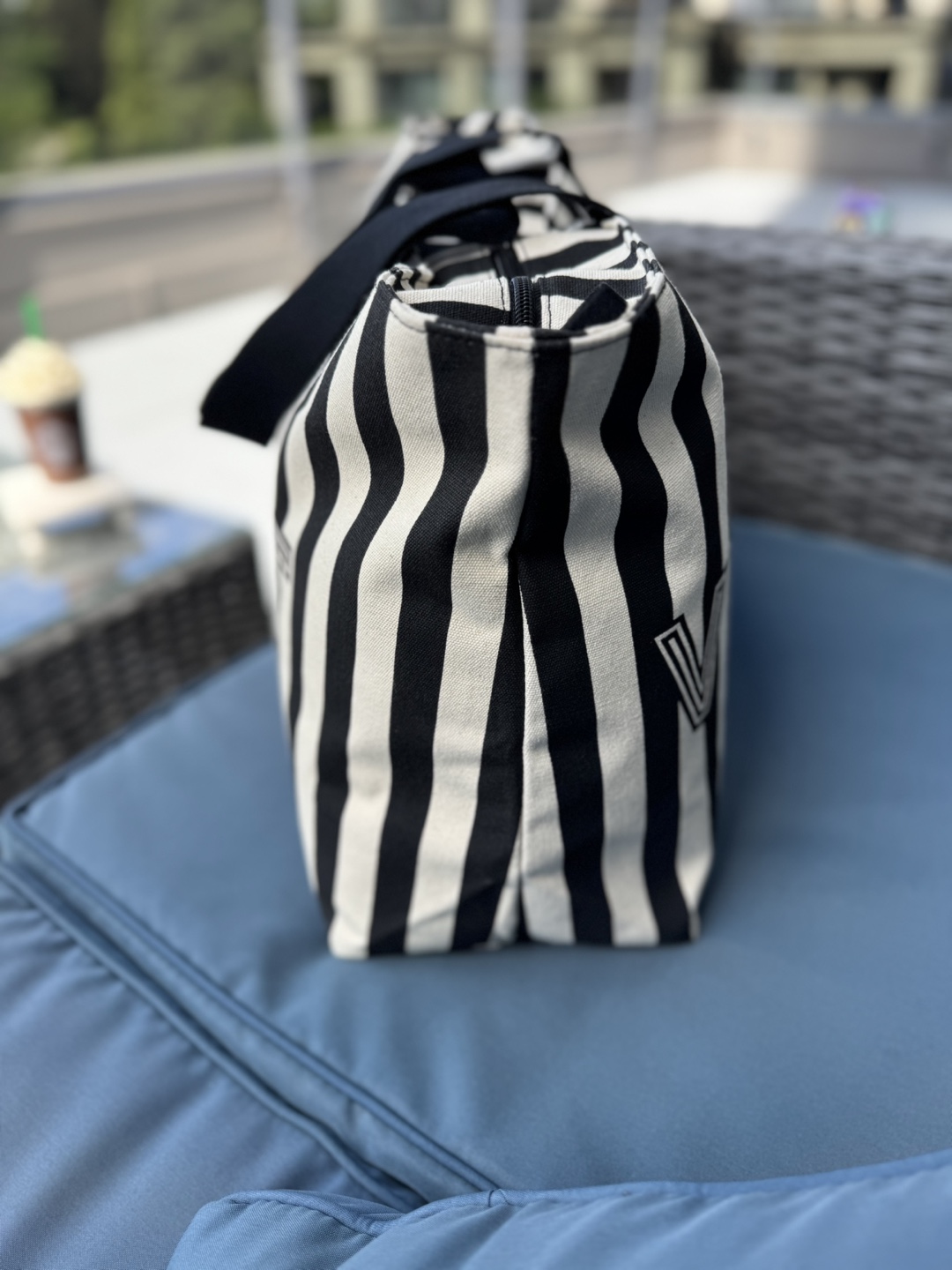 Victoria's Secret Striped Tote Bag - New - photo 5