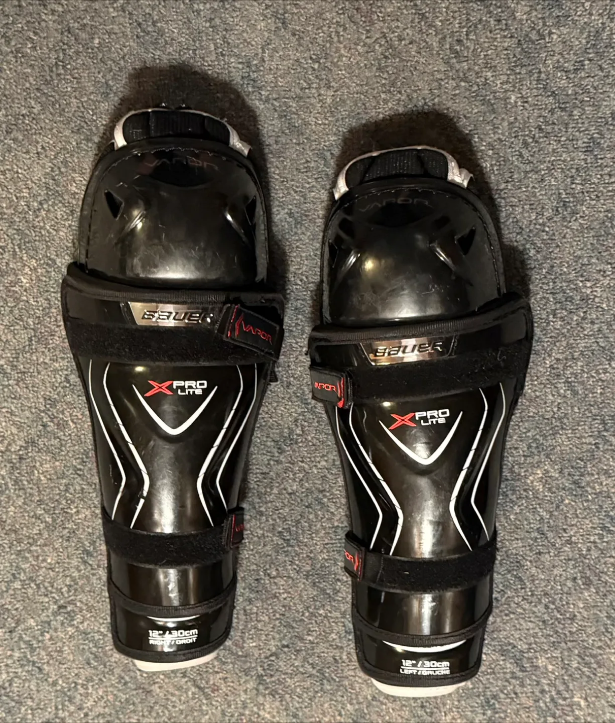 Bauer Vapor X Pro Lite Shin Guards 12” thumbnail