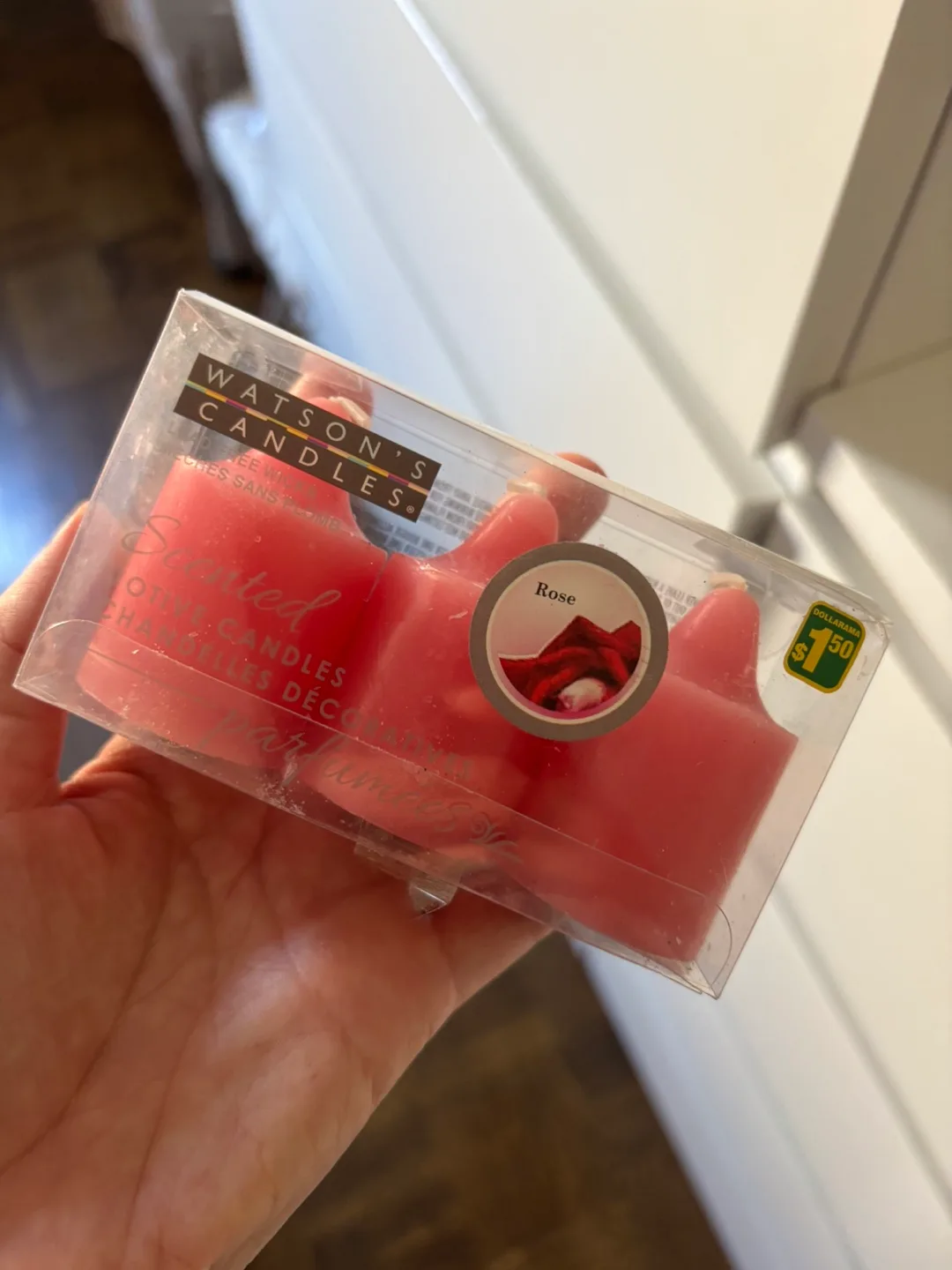 Watson's Candles Rose Scented Tea Lights - New thumbnail