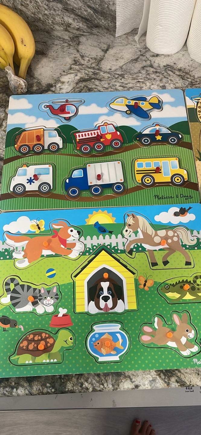 Melissa & Doug Wooden Puzzles 6 Set Check more pictures - photo 2