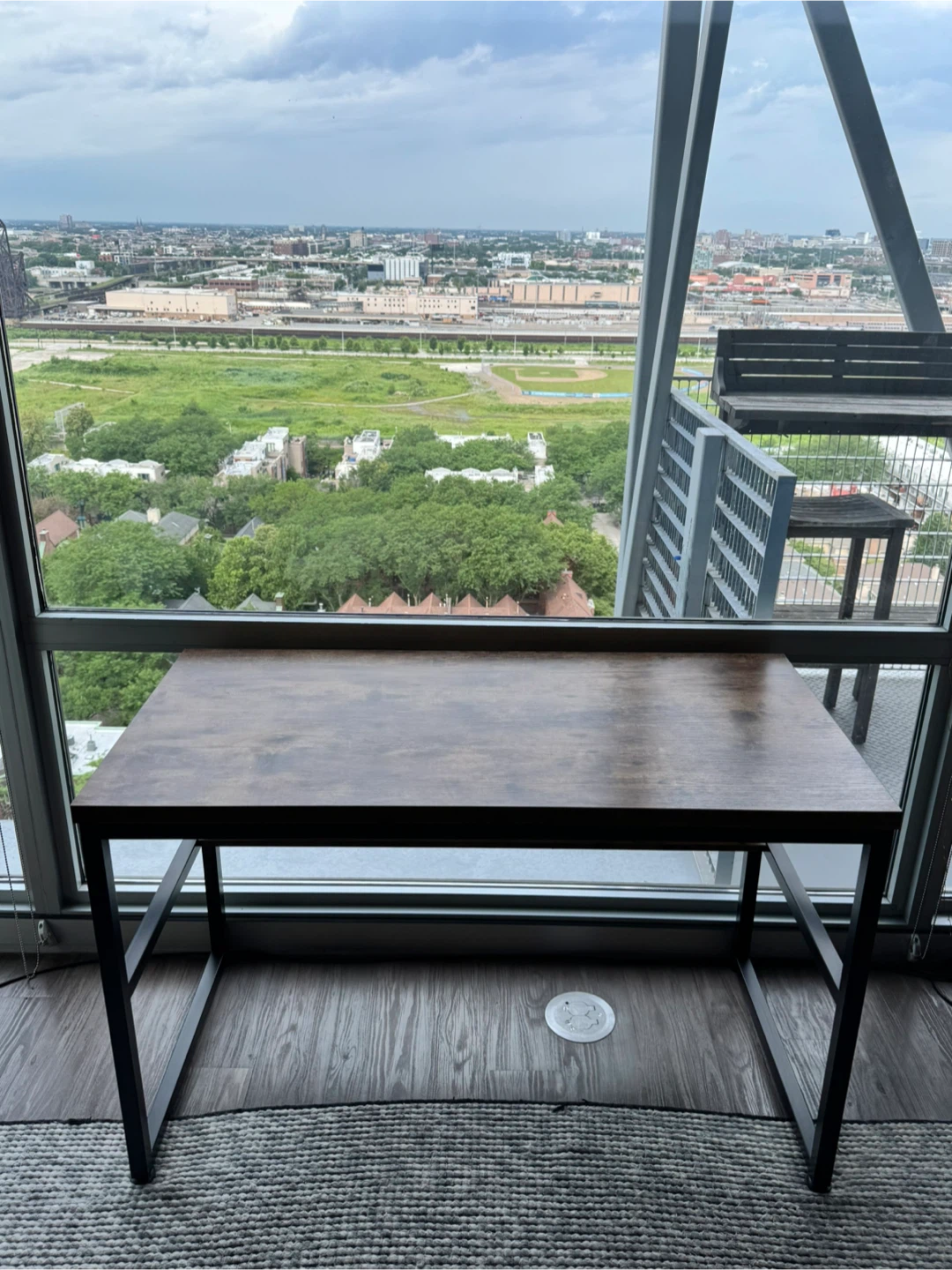 Wood and Metal Desk - photo 5