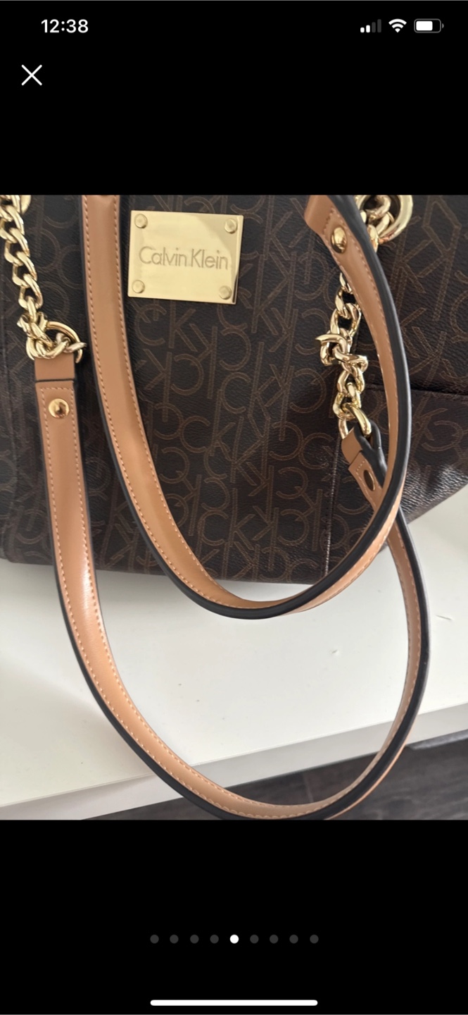 Calvin Klein Brown monogram Tote Bag - photo 5