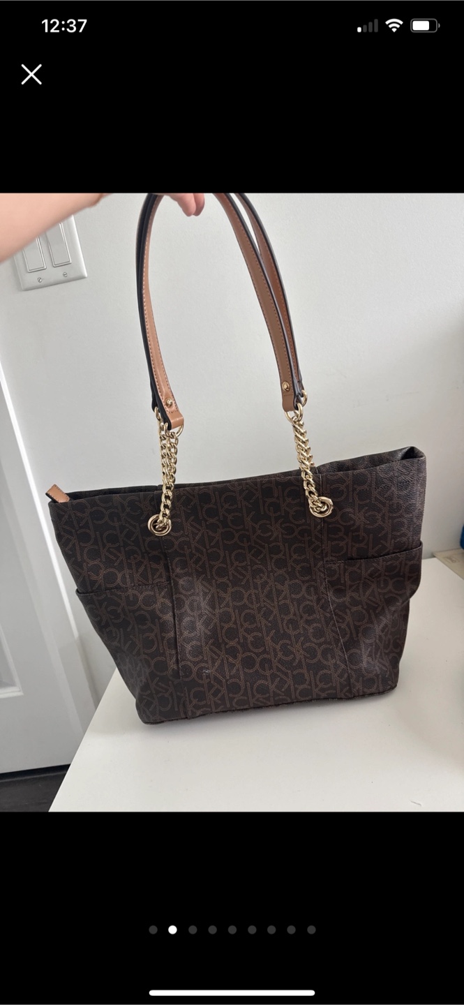 Calvin Klein Brown monogram Tote Bag - photo 2