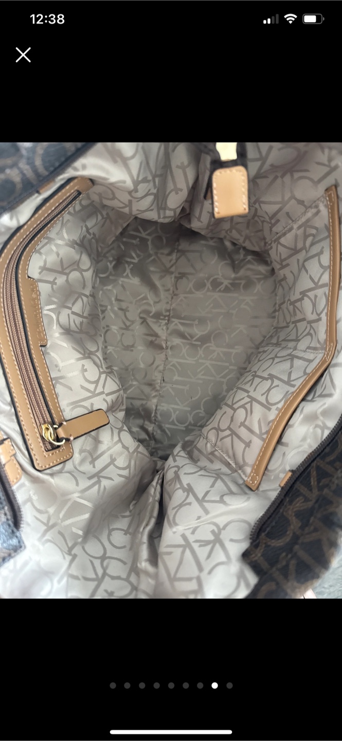 Calvin Klein Brown monogram Tote Bag - photo 4