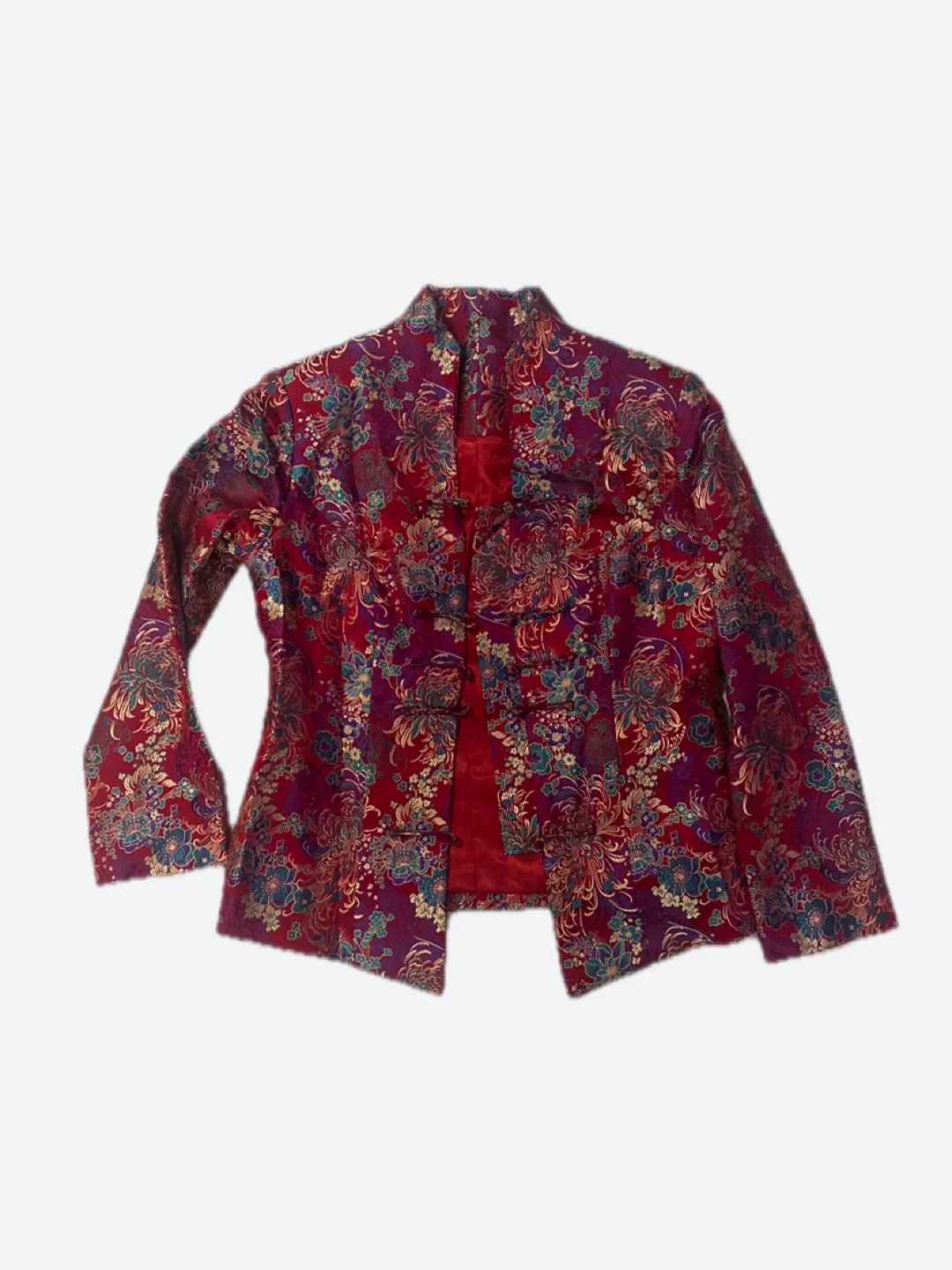 Floral Patterned Red Jacket thumbnail