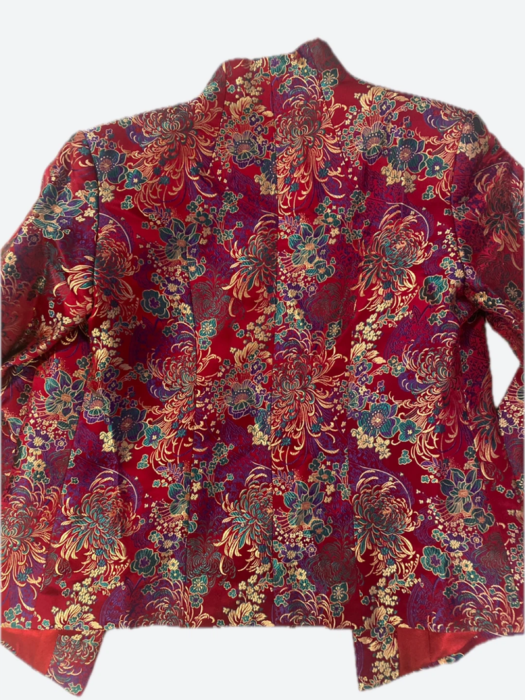 Floral Patterned Red Jacket - photo 4