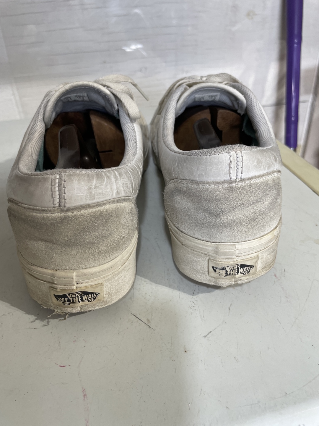 Vans Off The Wall White Sneakers - photo 2