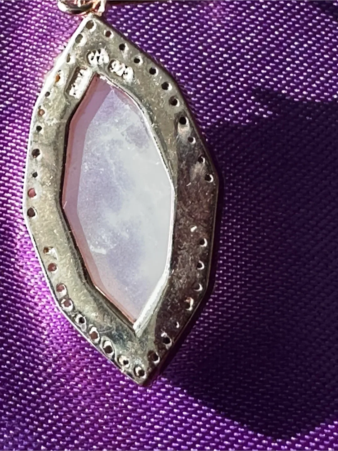 Rose Quartz 925 Sterling Silver Necklace & Earring Set image indicator(5)