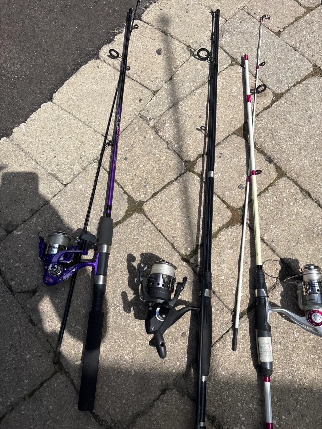 Fishing Rods & Reels - 8 Assorted Colours and sizes image indicator(4)