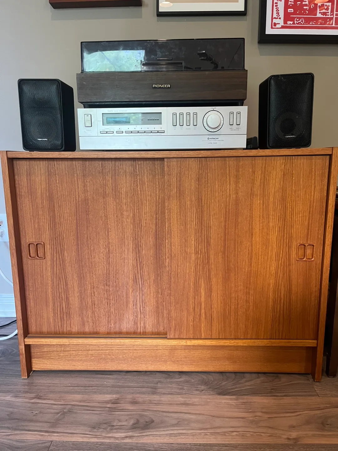 Vintage MCM teak cabinet thumbnail
