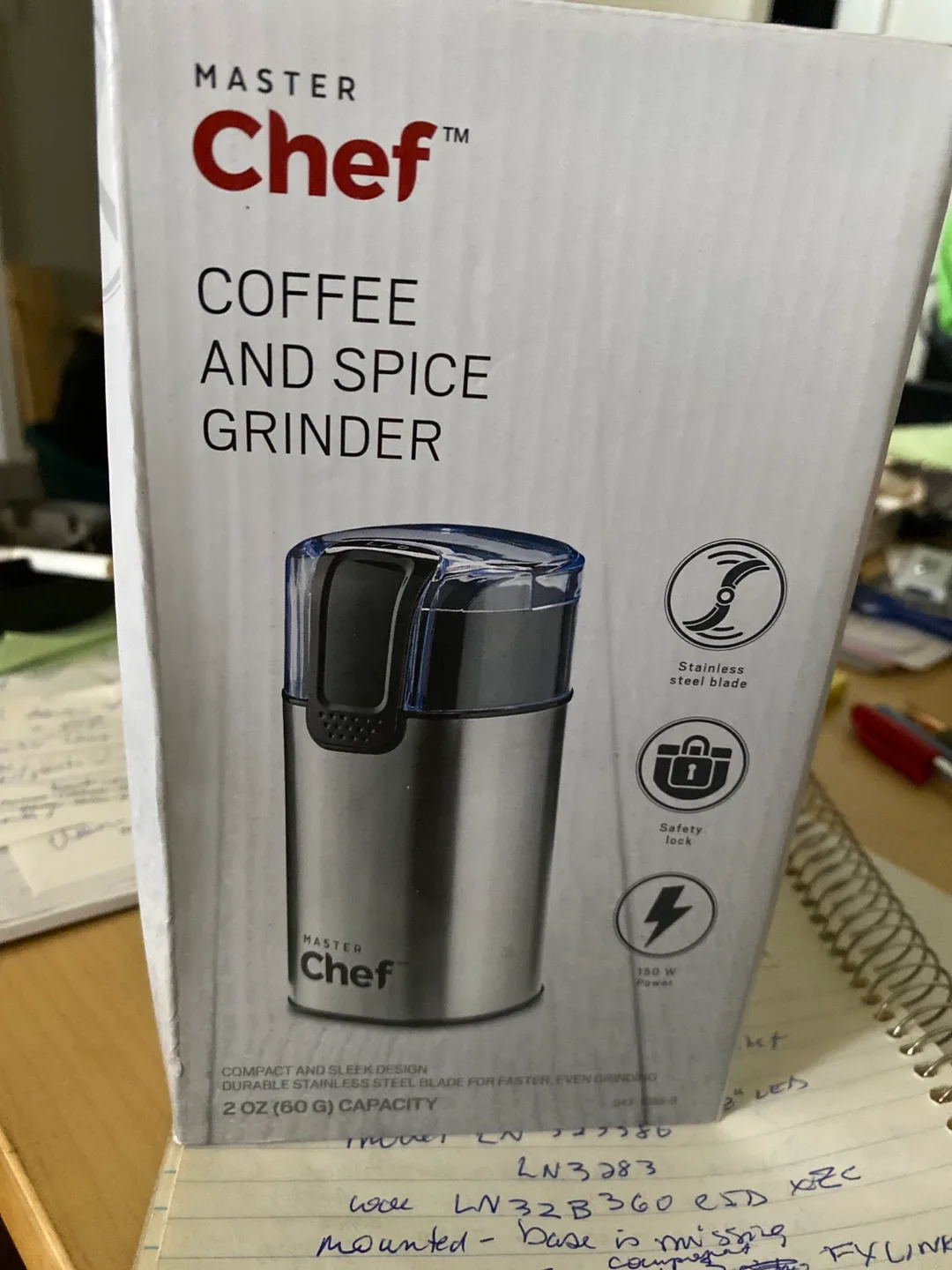 Master Chef Coffee and Spice Grinder thumbnail
