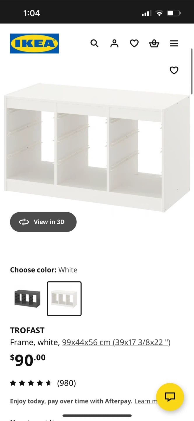 IKEA Trofast Storage Unit with Bins and Lid - photo 2