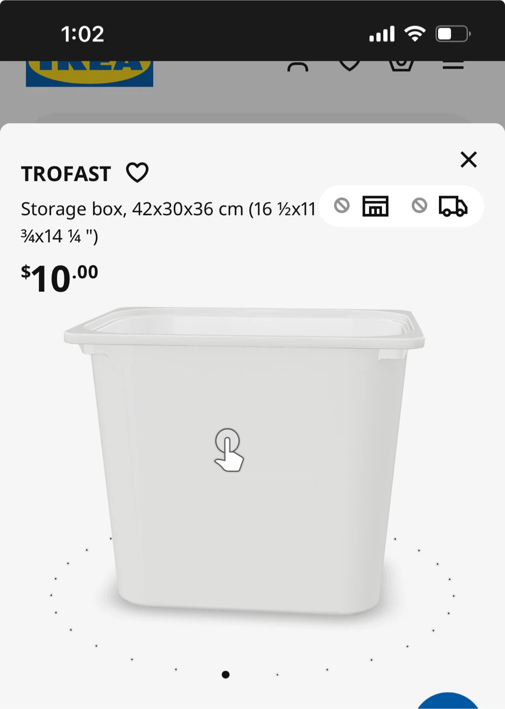 IKEA Trofast Storage Unit with Bins and Lid - photo 3