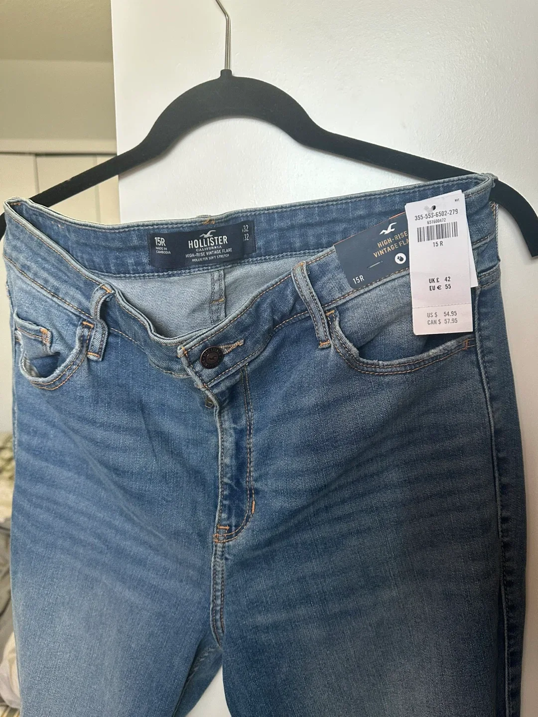 Hollister High Rise Vintage Flare Jeans - Size 15R image indicator(3)