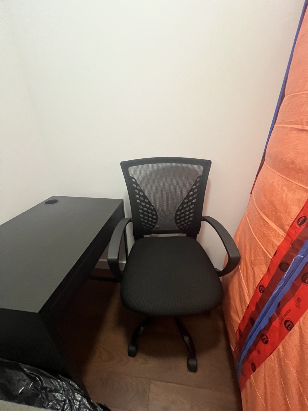 IKEA Mickie Black Desk with Drawer - photo 4