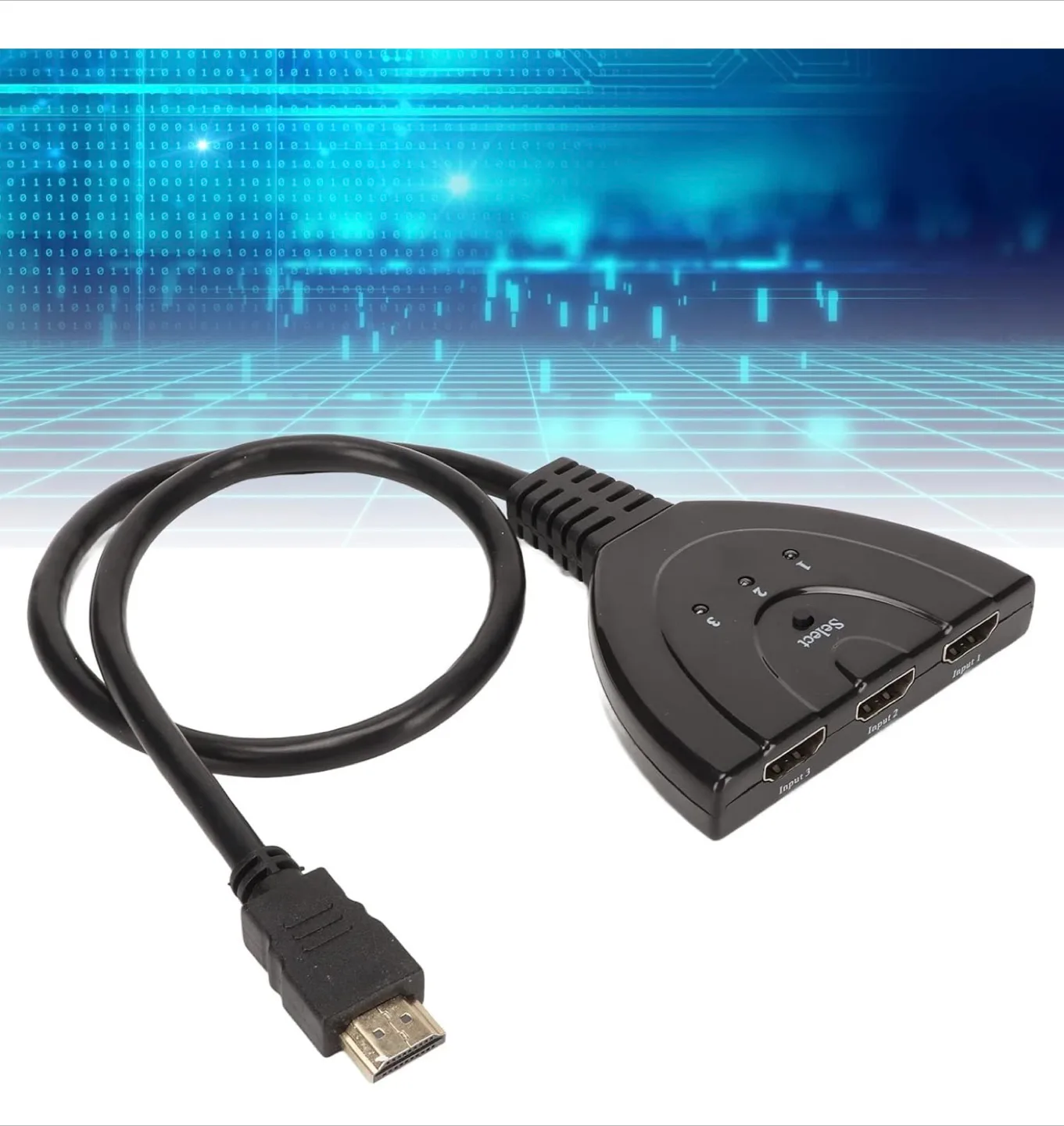 HDMI Switch 3 in 1 Out, brand new image indicator(7)