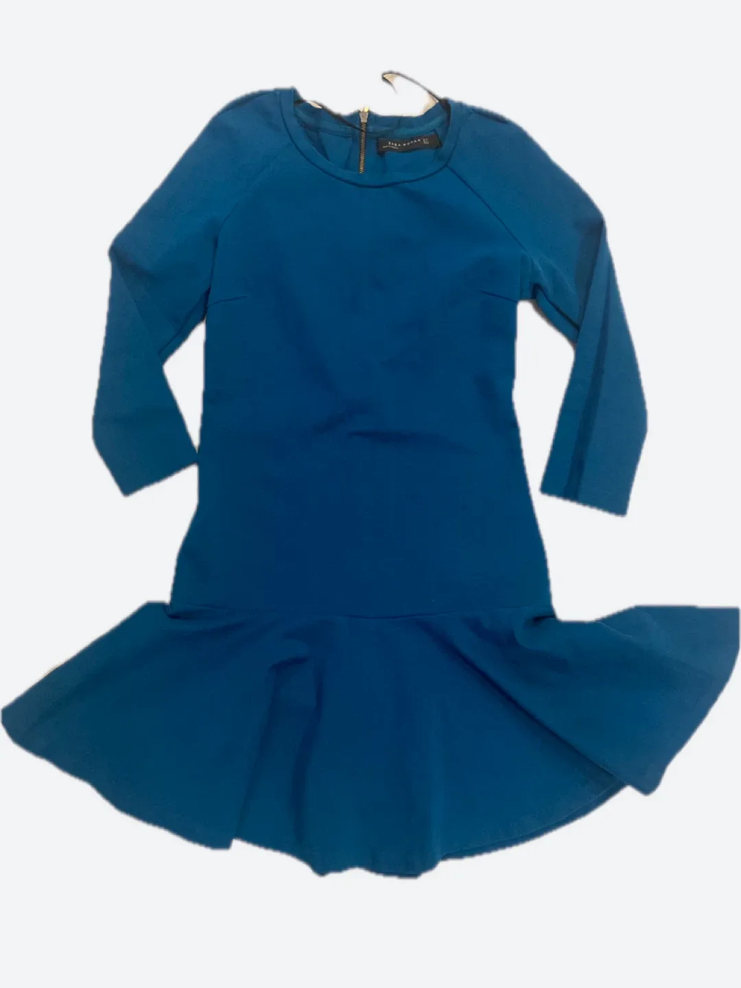 Zara Woman Blue Dress thumbnail